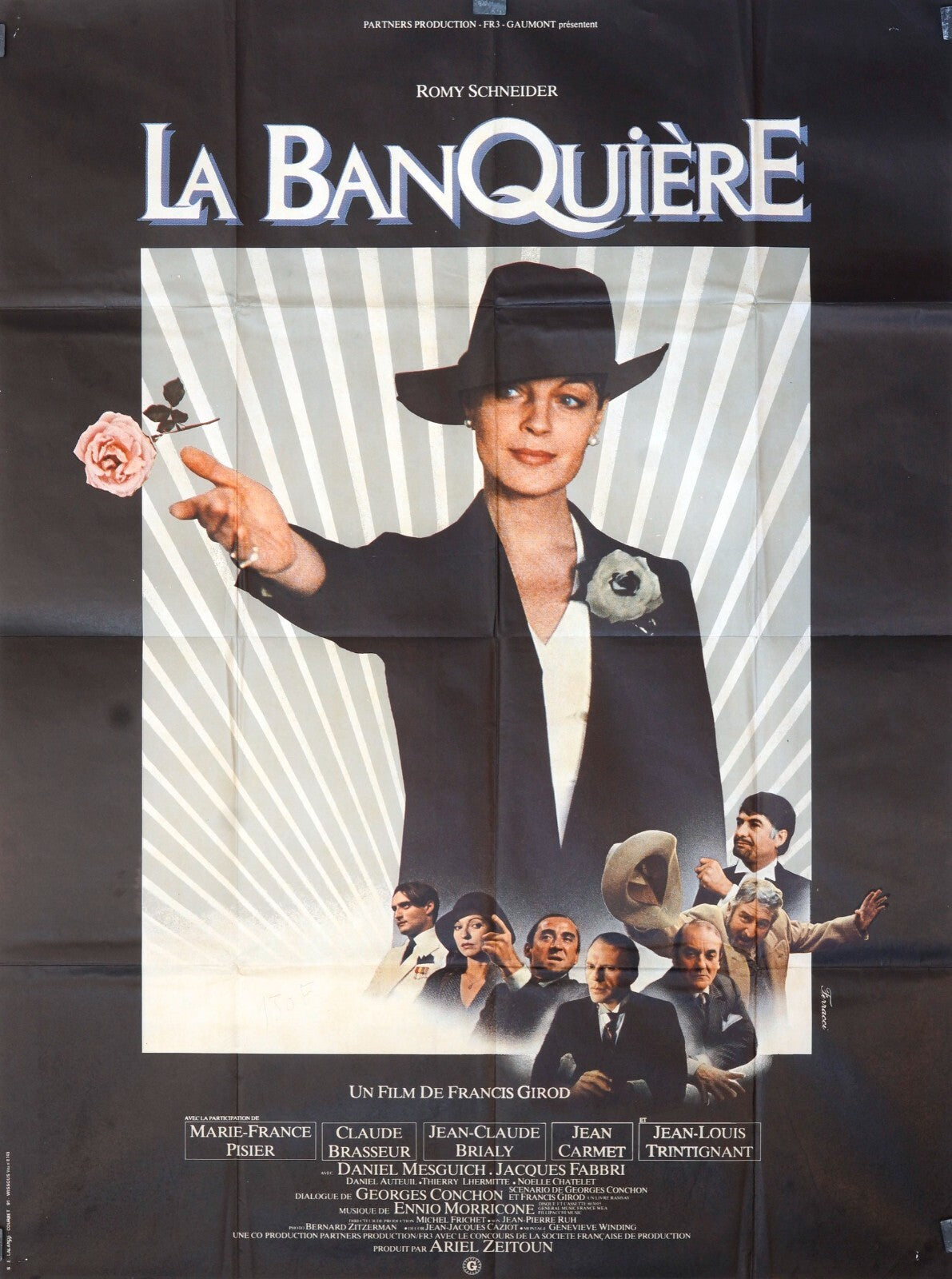 LA BANQUIÈRE ROMY SCHNEIDER MOVIE POSTER ORIGINAL 120x160