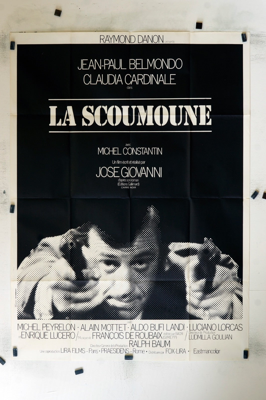 LA SCOUMOUNE JEAN-PAUL BELMONDO MOVIE POSTER ORIGINAL 120x160
