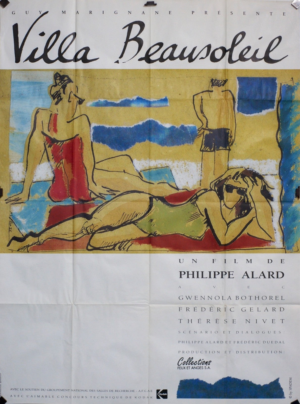 VILLA BEAUSOLEIL PHILIPPE ALLARD MOVIE POSTER ORIGINAL 120x160