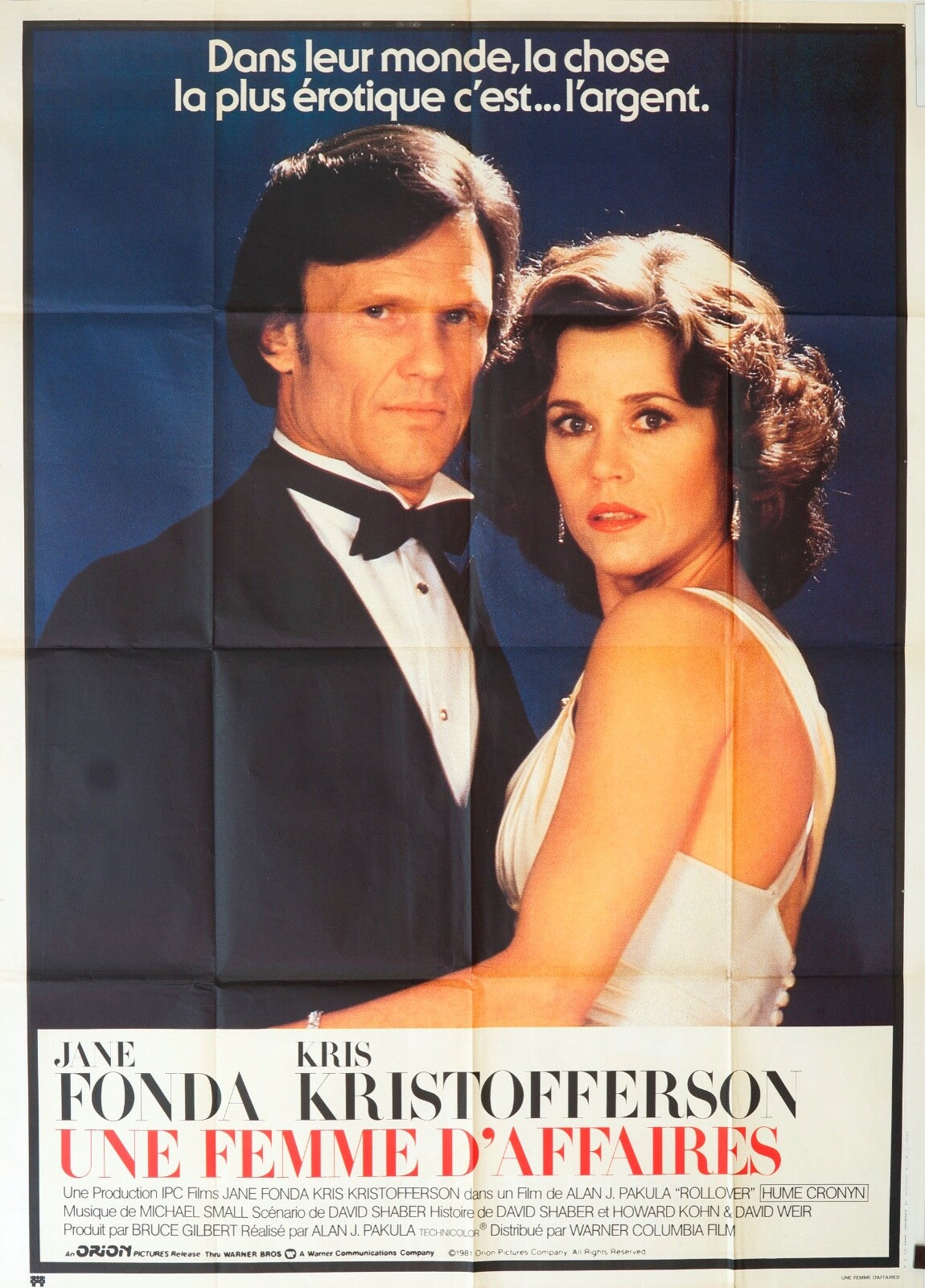 UNE FEMME D’AFFAIRES MOVIE POSTER ORIGINAL 120x160 JANE FONDA