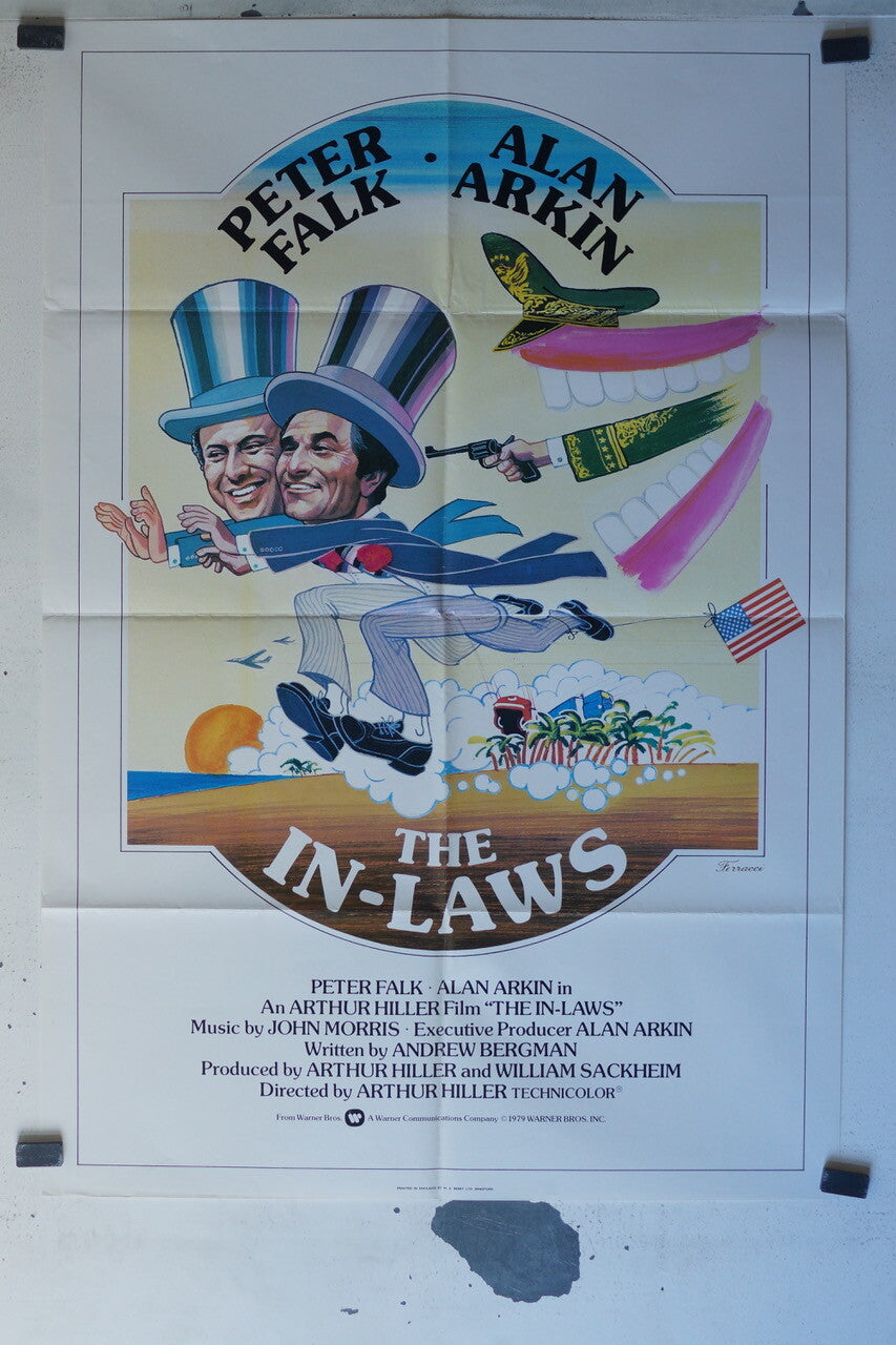 THE IN-LAWS ORIGINAL MOVIE POSTER 70x100 Peter Falk , Alan Arkin