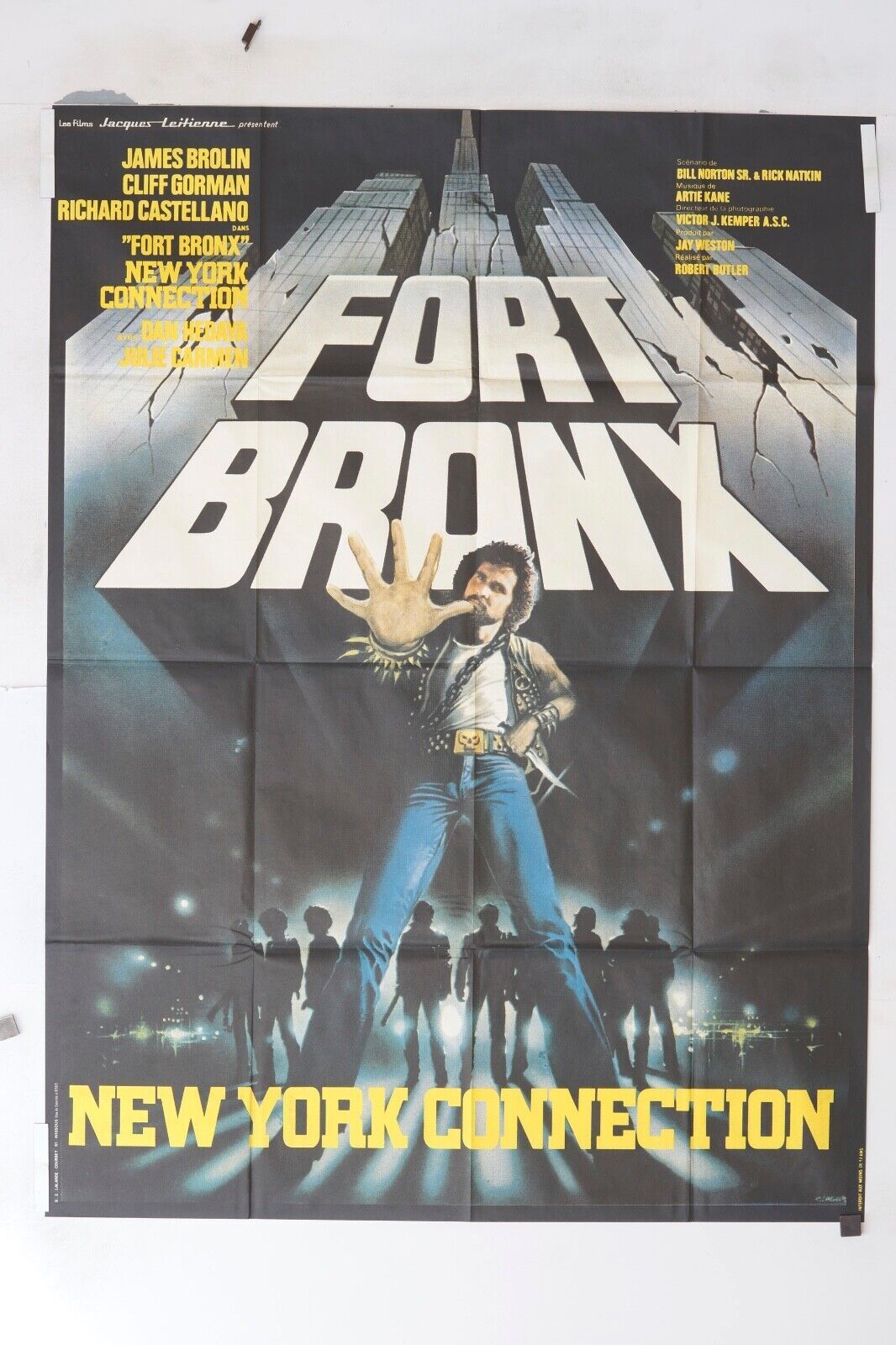 FORT BRONX ORIGINAL MOVIE POSTER 120x160 JAMES BROLIN