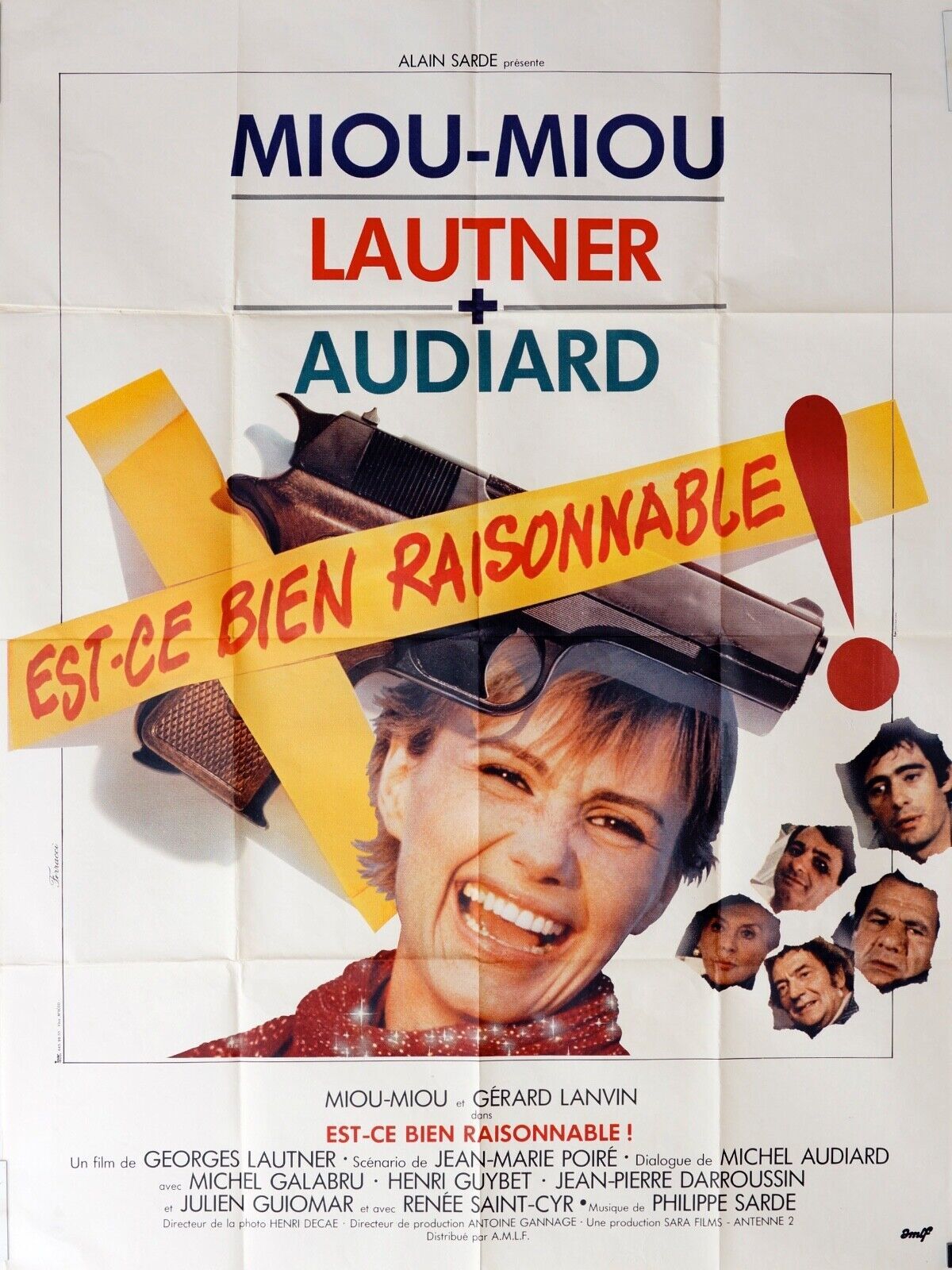 EST-CE BIEN RAISONNABLE MOVIE POSTER ORIGINAL 120x160 MIOU-MIOU