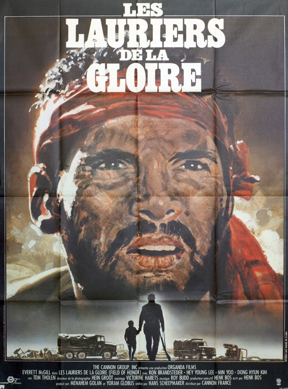 LES LAURIERS DE LA GLOIRE MOVIE POSTER ORIGINAL 120x160 RON BRANDSTEDER