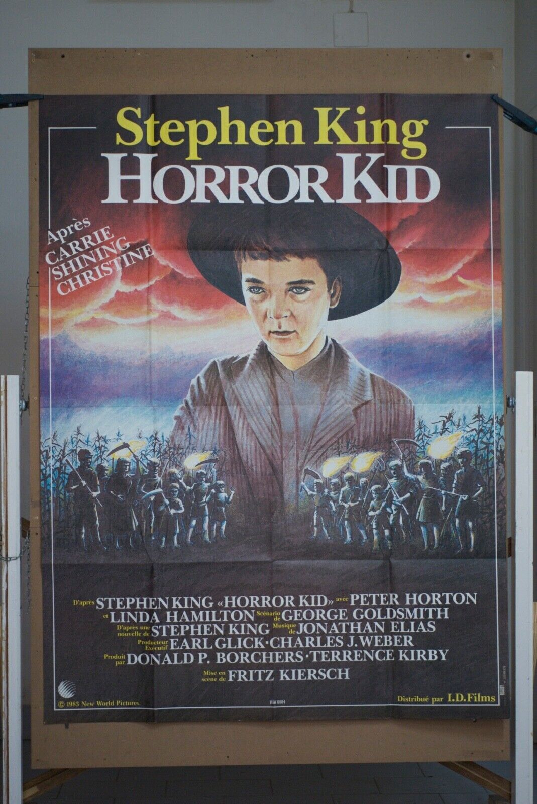 HORROR KID ORIGINAL MOVIE POSTER 120x160 STEPHEN KING