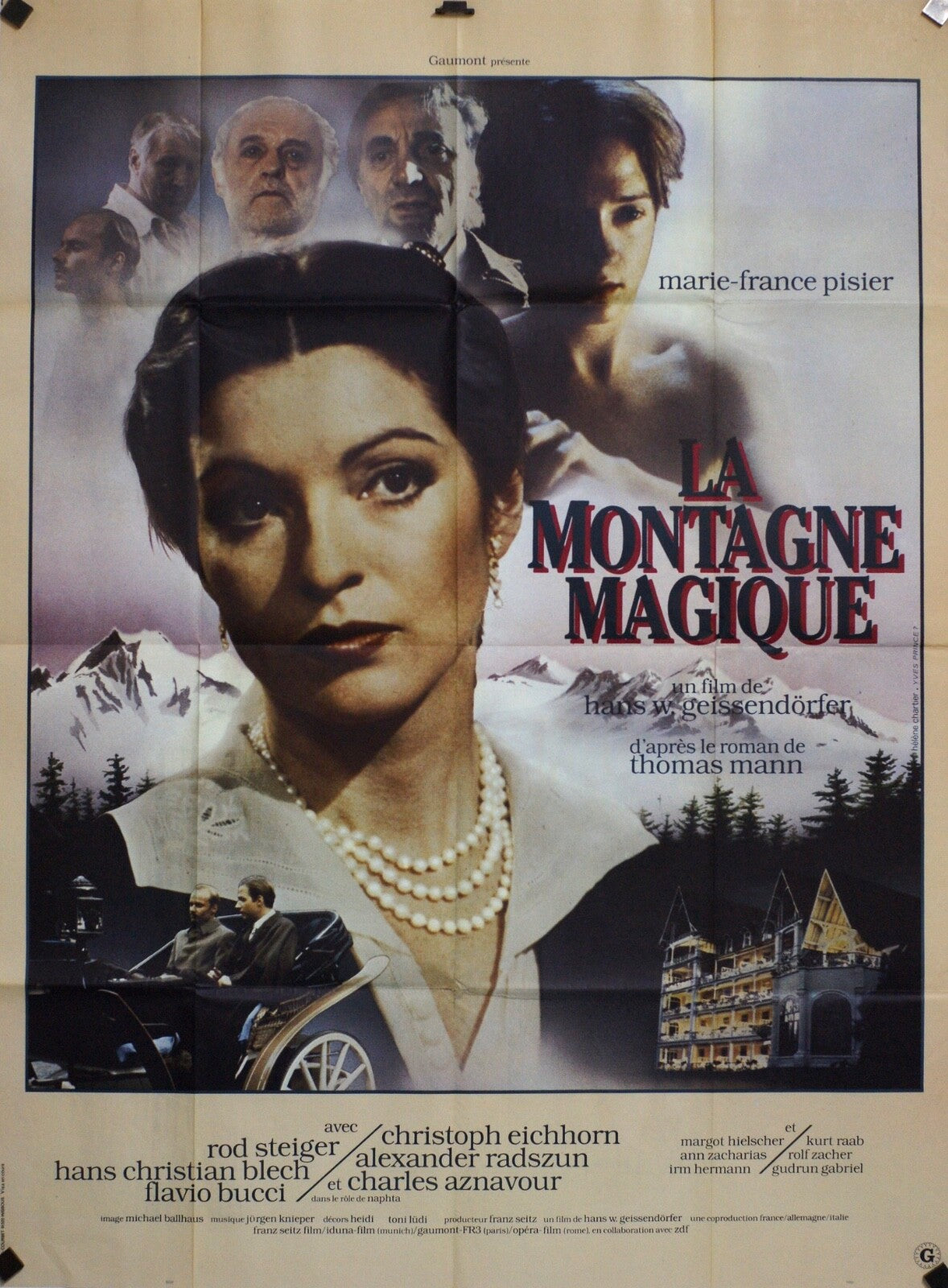 LA MONTAGNE MAGIQUE ORIGINAL MOVIE POSTER 120x160 ROD STEIGER