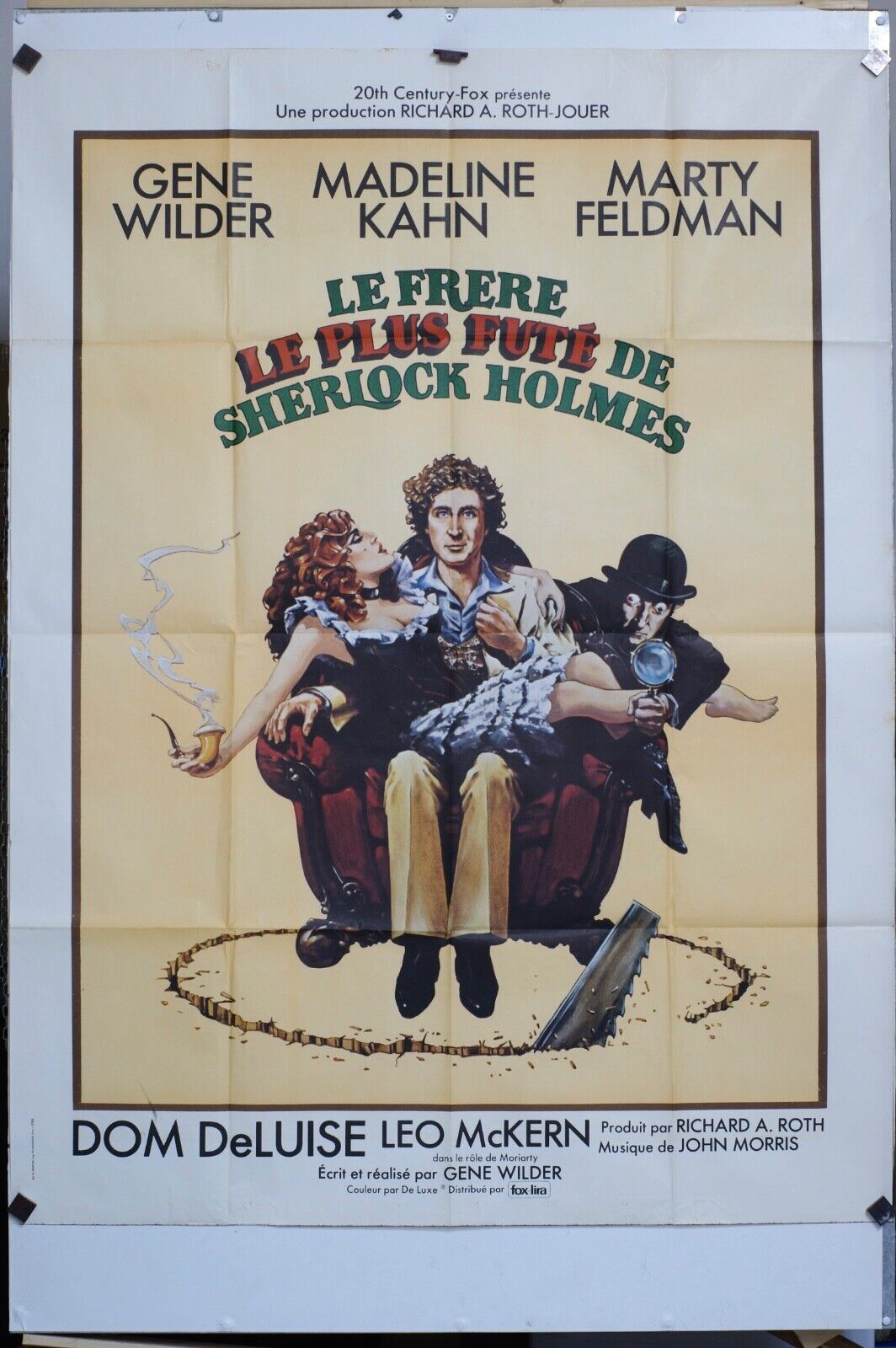 LE FRÈRE LE PLUS FUTÉ DE SHERLOCK HOLMES ORIGINAL MOVIE POSTER 120x160