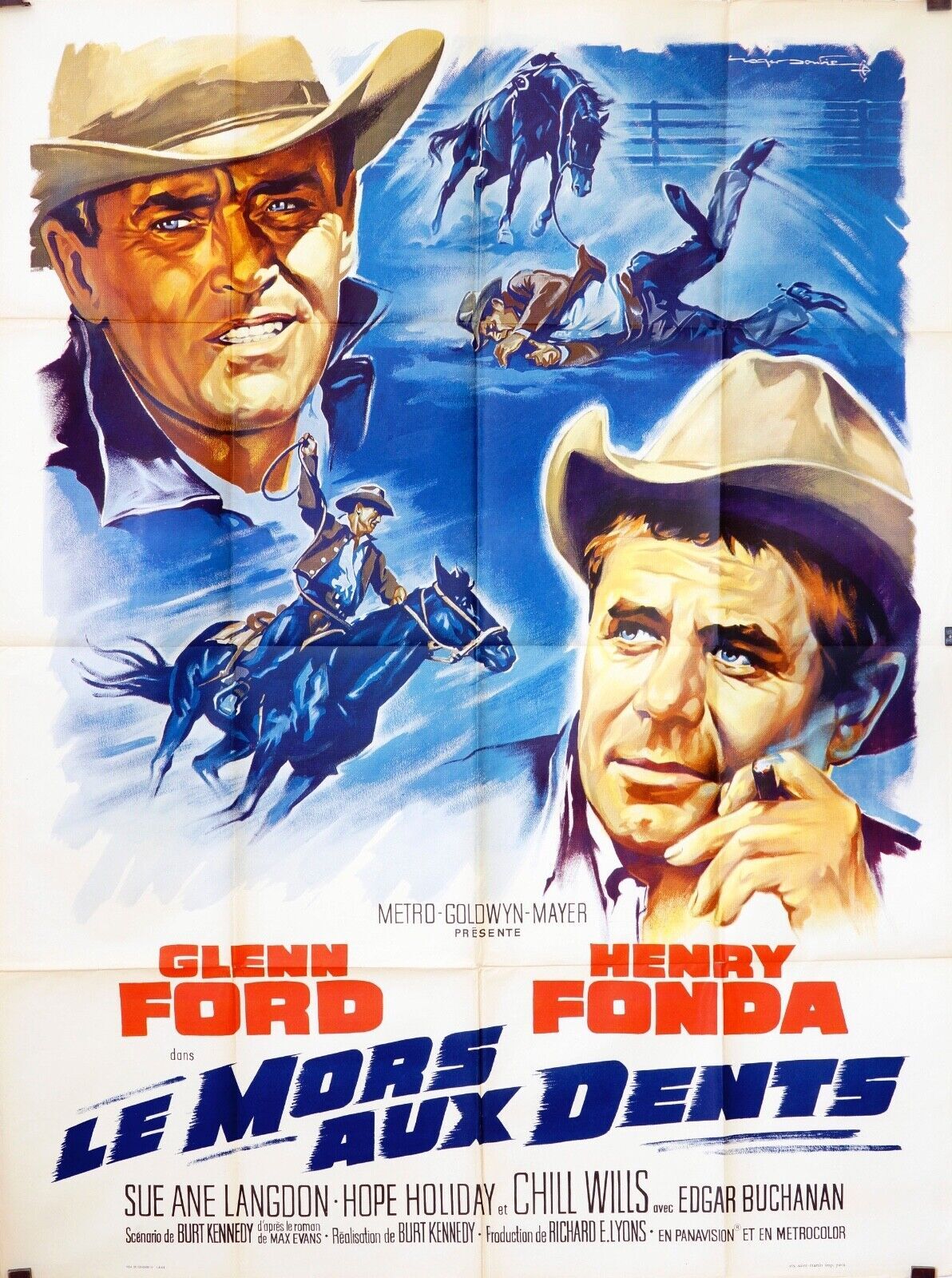 LE MORS AUX DENTS MOVIE POSTER ORIGINAL 120x160 GLENN GORD
