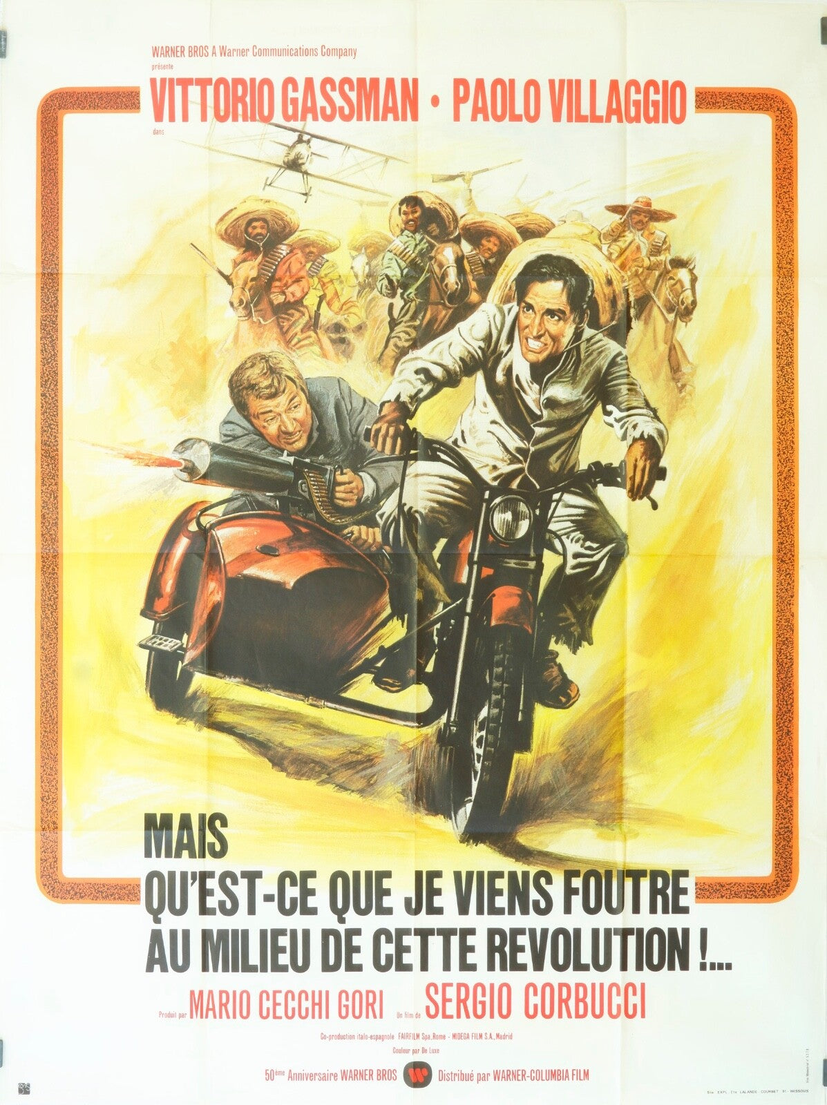 MAIS QU’EST-CE QUE JE VIENS DE FOUTRE POSTER ORIGINAL 120x160 VITTORIO GASSMAN