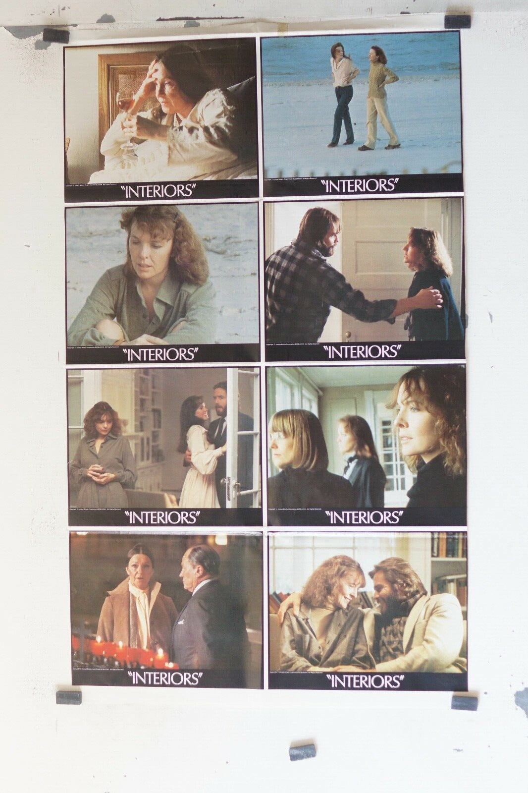 INTERIORS ORIGINAL POSTER (69x103), Woody Allen