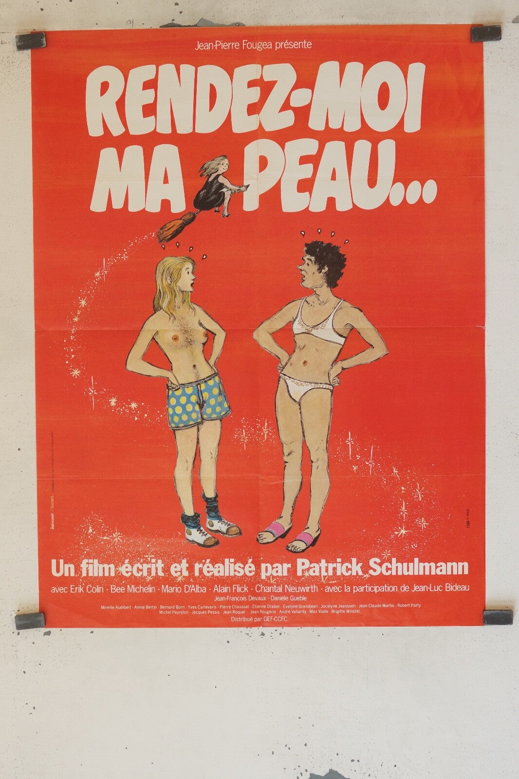RENDEZ-MOI MA PEAU POSTER ORIGINAL (60X80) ERICK COLIN – BEE MICHELIN