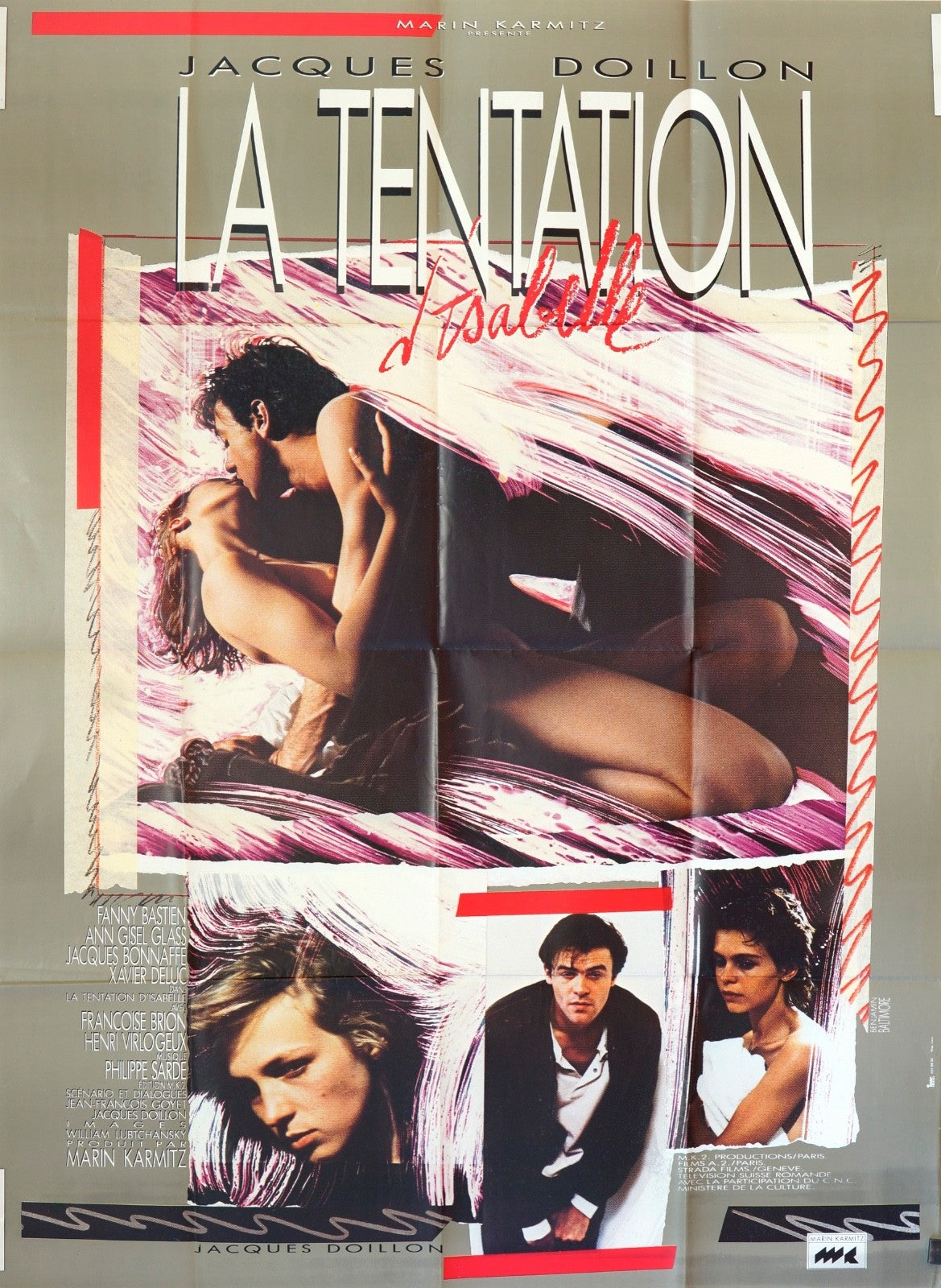 LA TENTATION D’ISABELLE JACQUES DOILLON MOVIE POSTER ORIGINAL 120x160