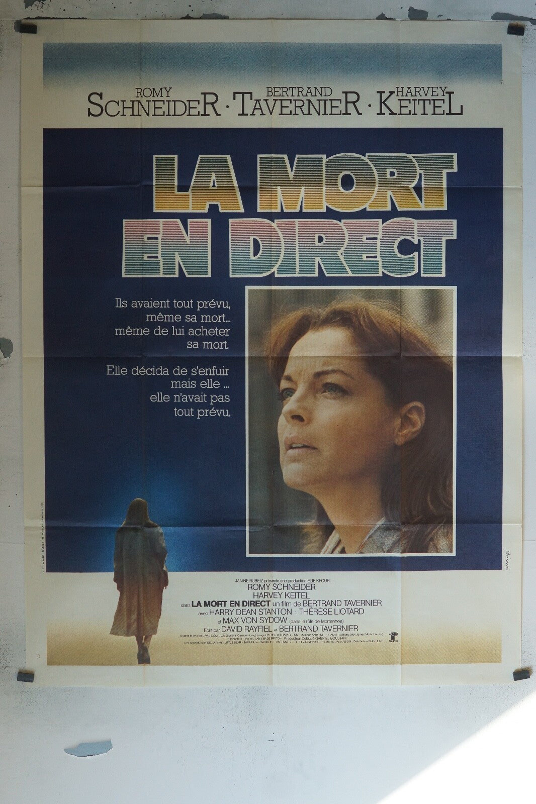 LA MORT EN DIRECT MOVIE POSTER ORIGINAL 120x160 ROMY SCHNEIDER