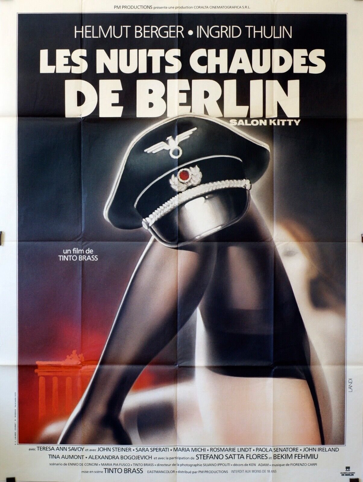 LES NUITS CHAUDES DE BERLIN ORIGINAL 120x160 HELMUT BERGER