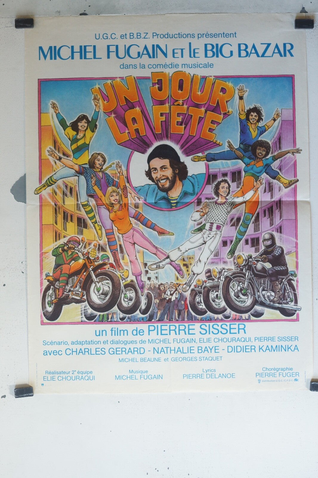 UN JOUR DE FETE MOVIE POSTER ORIGINAL (60X80) Michel Fugain , Charles Gérard