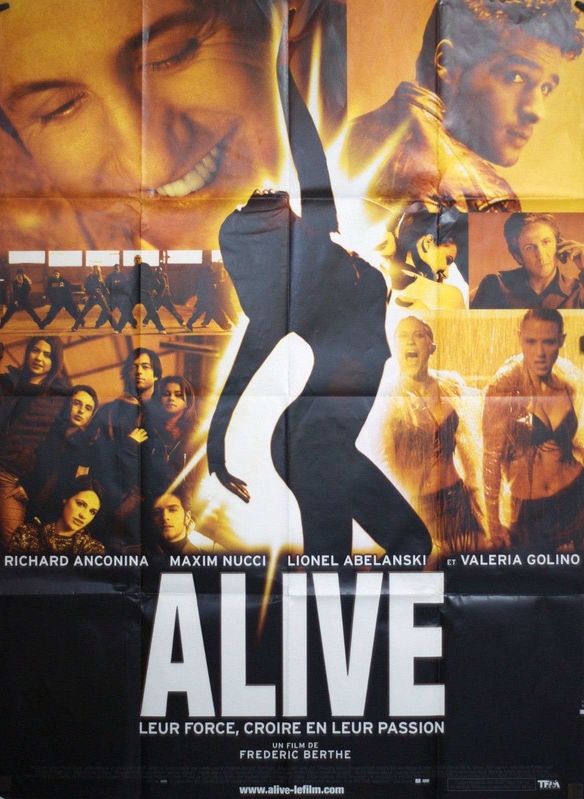 ALIVE RICHARD ANCONINA ORIGINAL MOVIE POSTER 120x160
