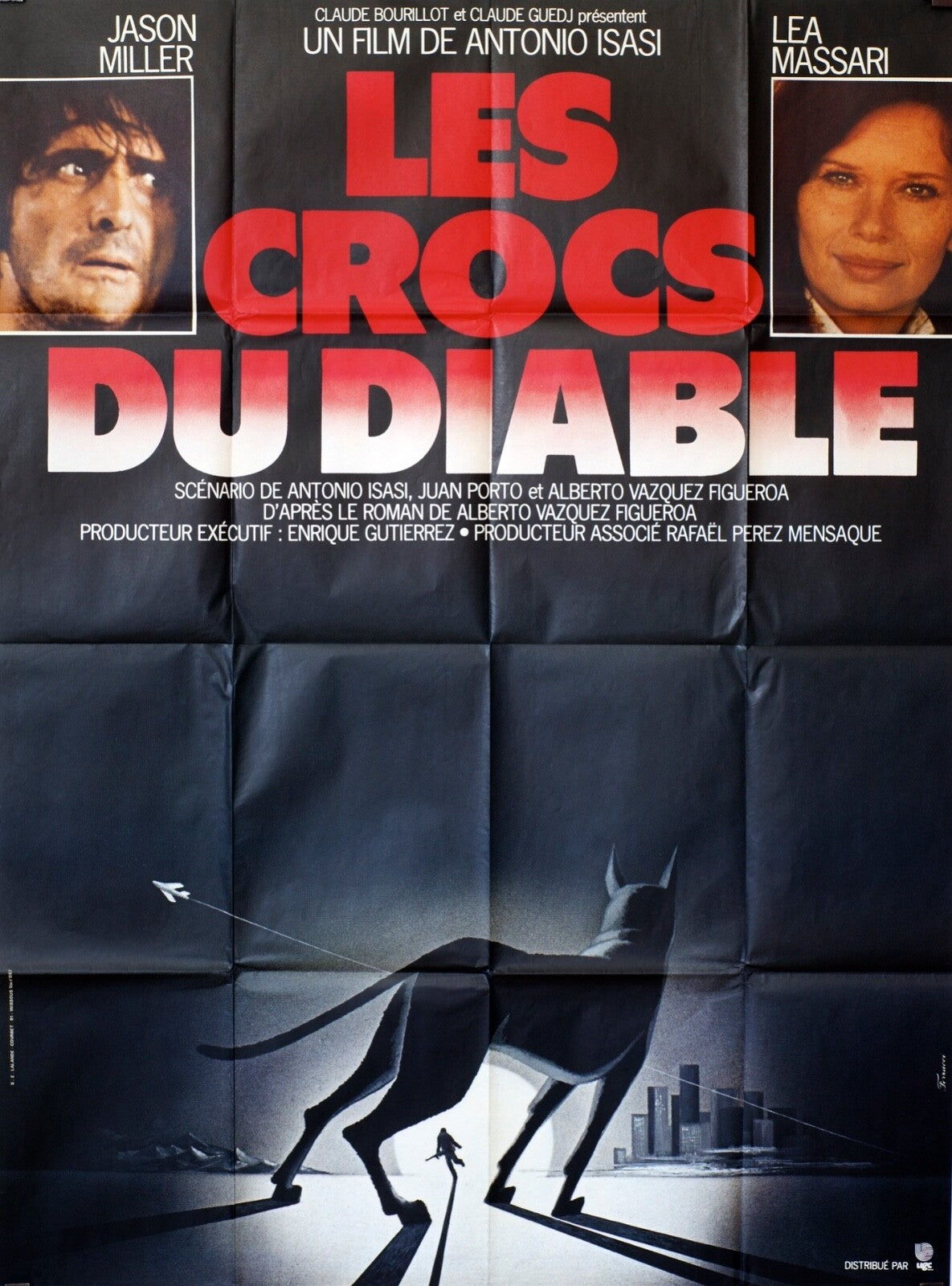 LES CROCS DU DIABLE MOVIE POSTER ORIGINAL 120x160 JASON MILLER