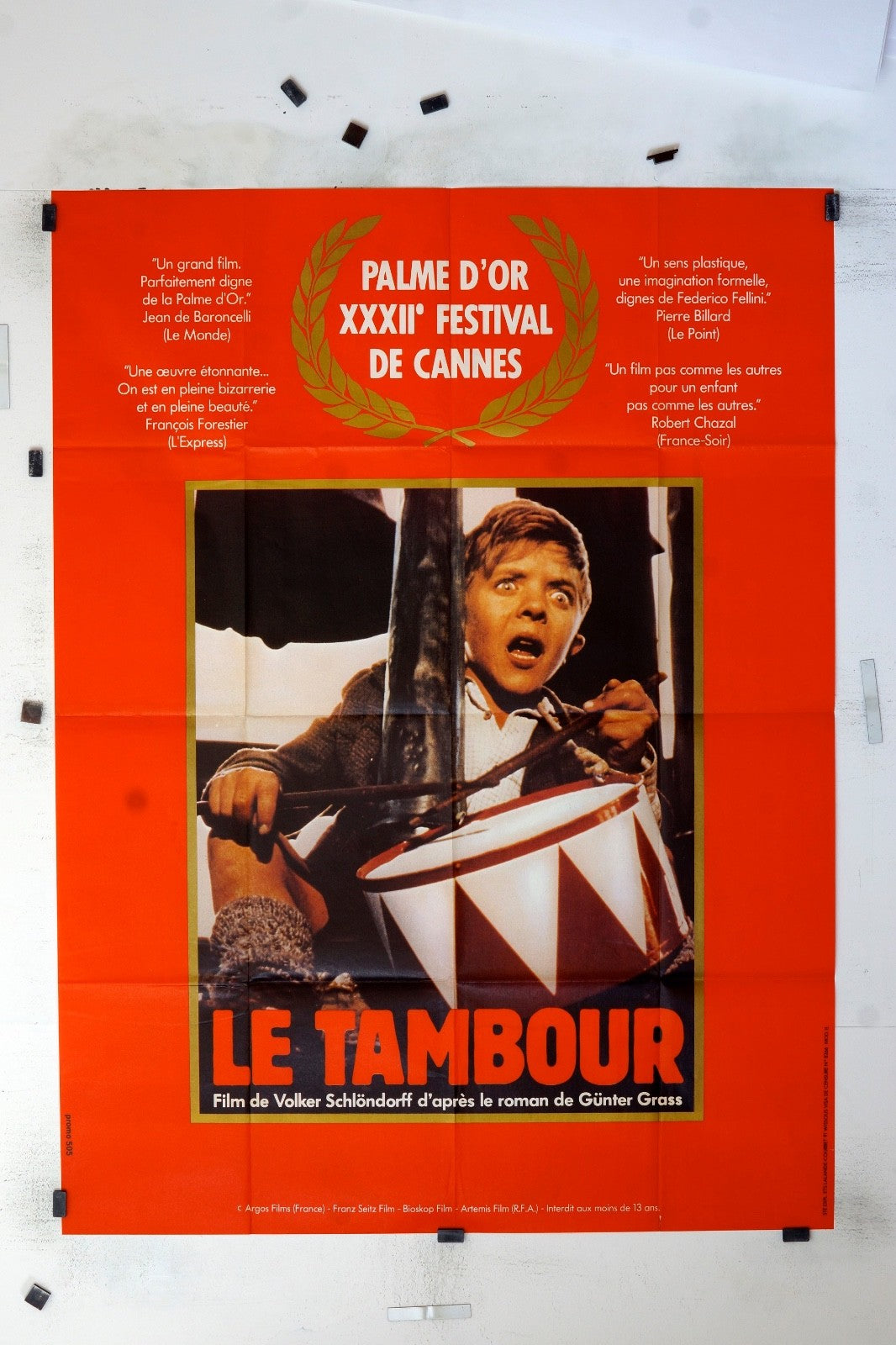 LE TAMBOUR VOLKER SCHLONDORFF MOVIE POSTER ORIGINAL (120x160)
