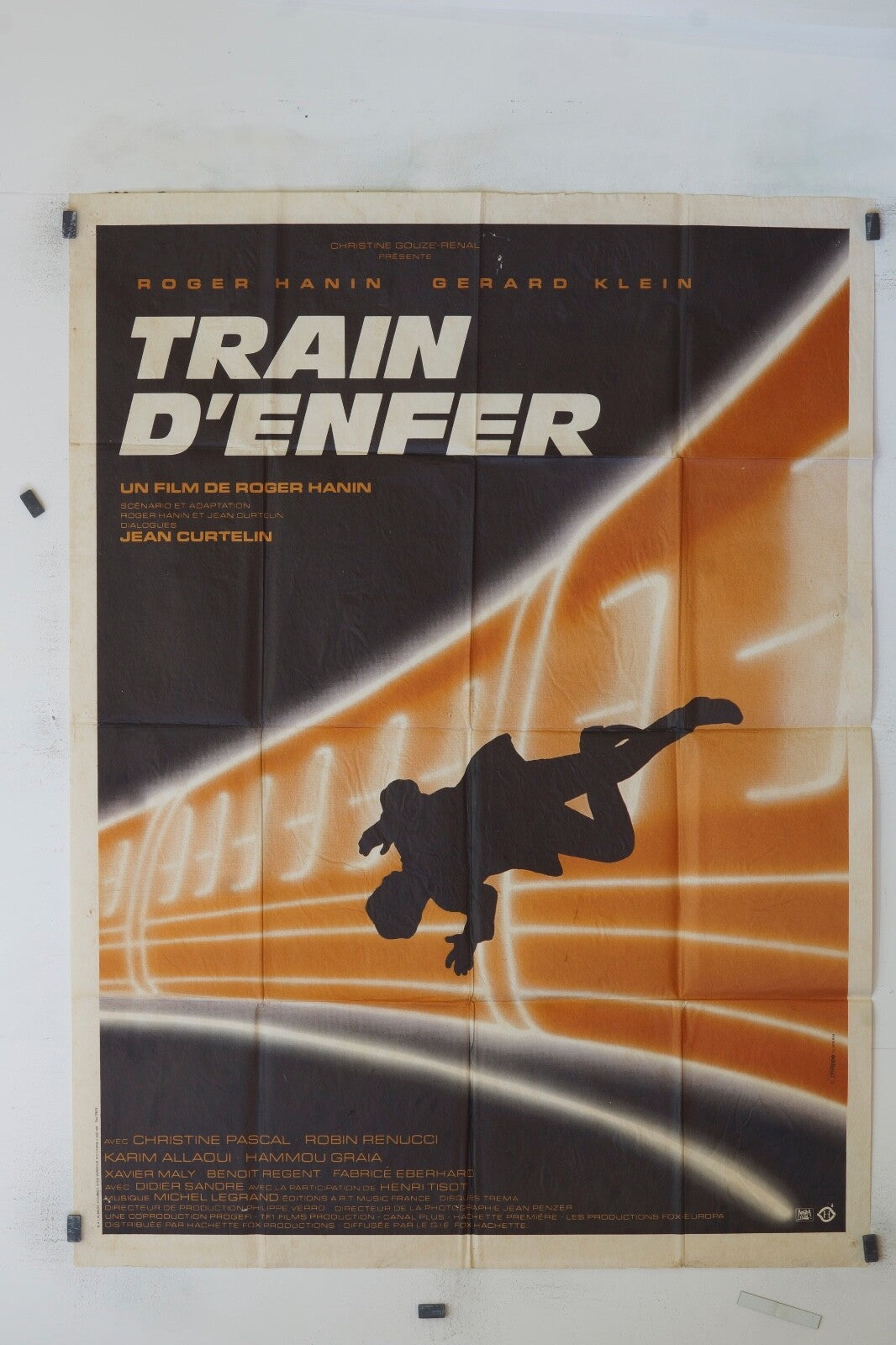 TRAIN D’ENFER – ROGER HANIN ORIGINAL 120x160 CHUCK CONNORS