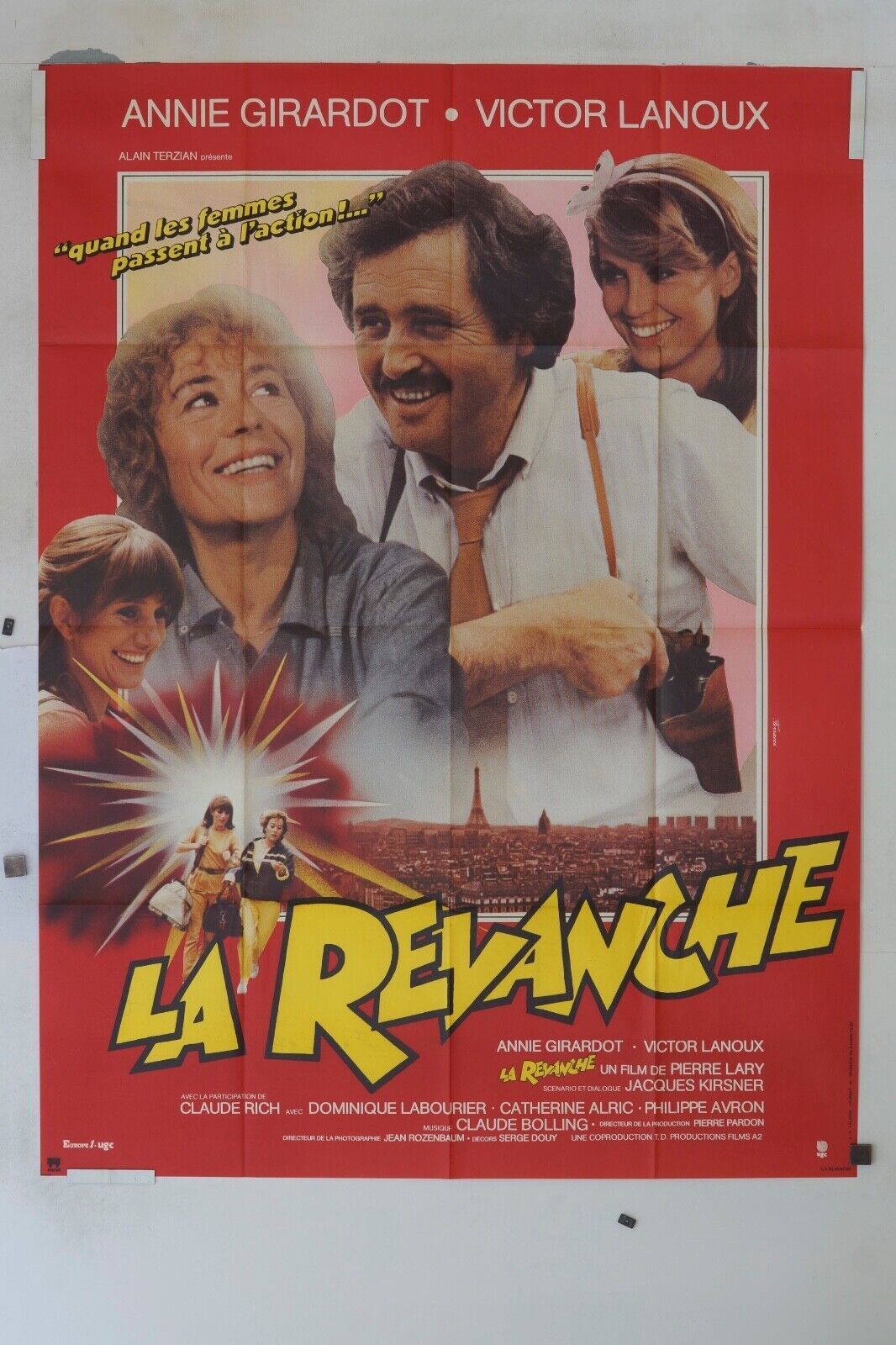 LA REVANCHE MOVIE POSTER ORIGINAL (120x160) ANNIE GIRARDOT