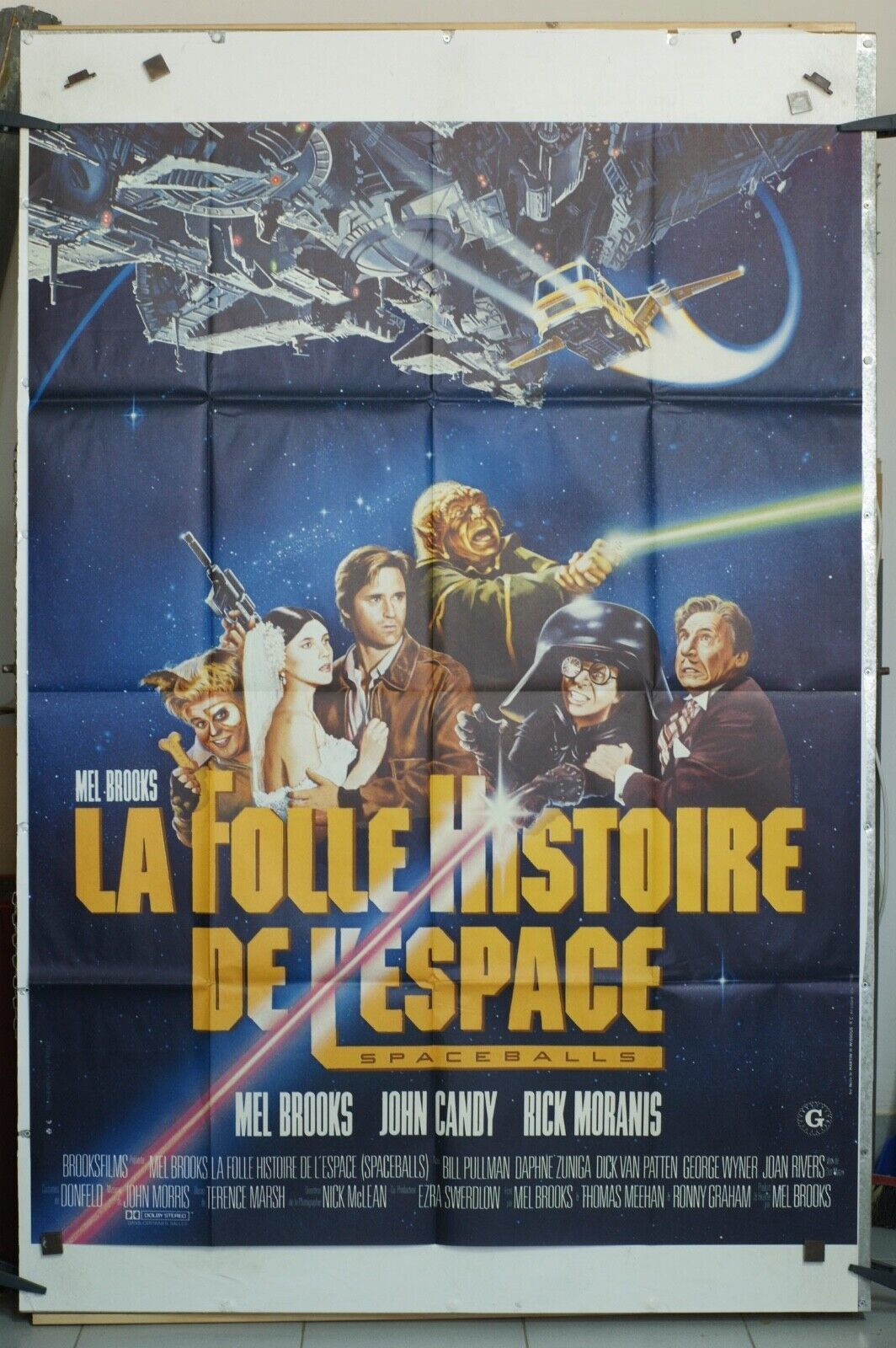 LA FOLLE HISTOIRE DE L’ESPACE ORIGINAL MOVIE POSTER 120x160 MEL BROOKS