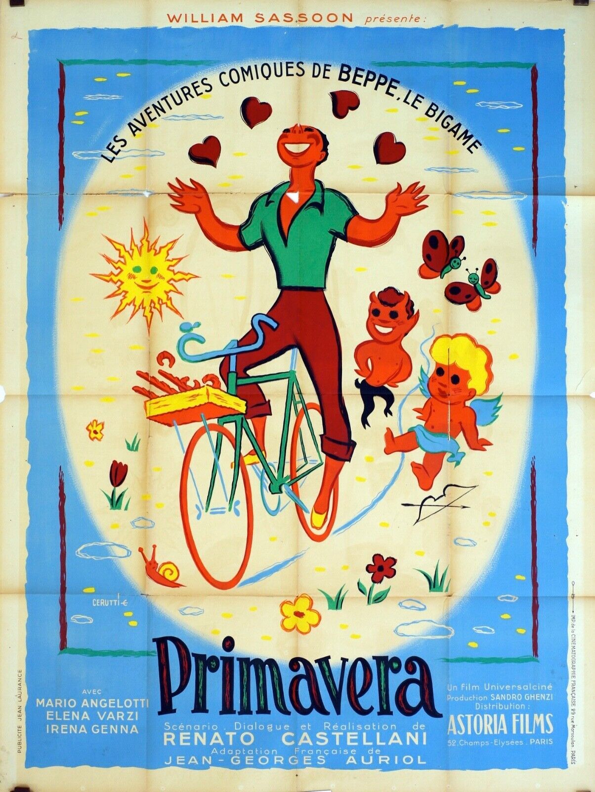 PRIMAVERA ORIGINAL MOVIE POSTER 120x160 MARIKA ROHN