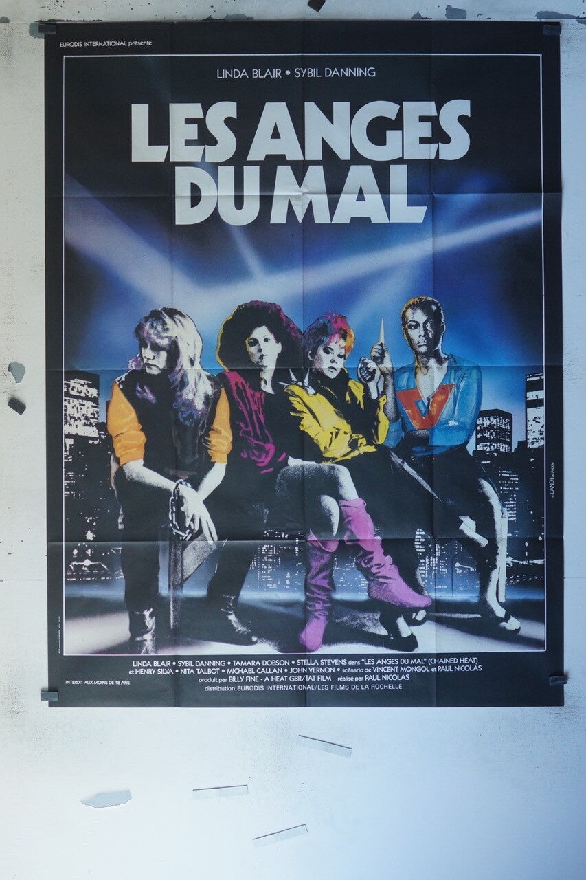 LES ANGES DU MAL MOVIE POSTER ORIGINAL 120x160 LINDA BLAIR