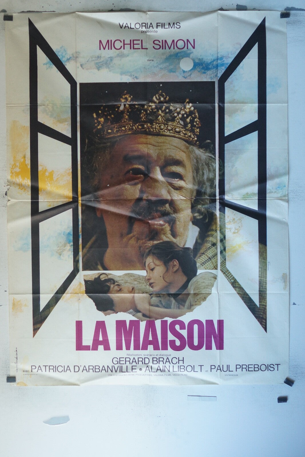 LA MAISON MOVIE ORIGINAL POSTER 120x160 MICHEL SIMON