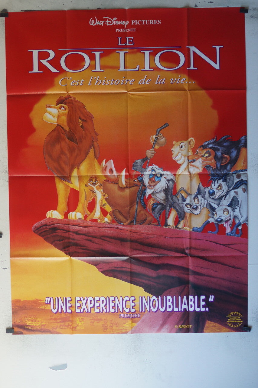 ROI LION (LE) MOVIE POSTER ORIGINAL 120x160 Walt Disney