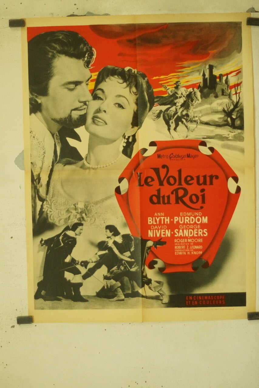 LE VOLEUR DU ROI MOVIE POSTER ORIGINAL (60X80) ANN BLYTH – EDMUND PURDOM