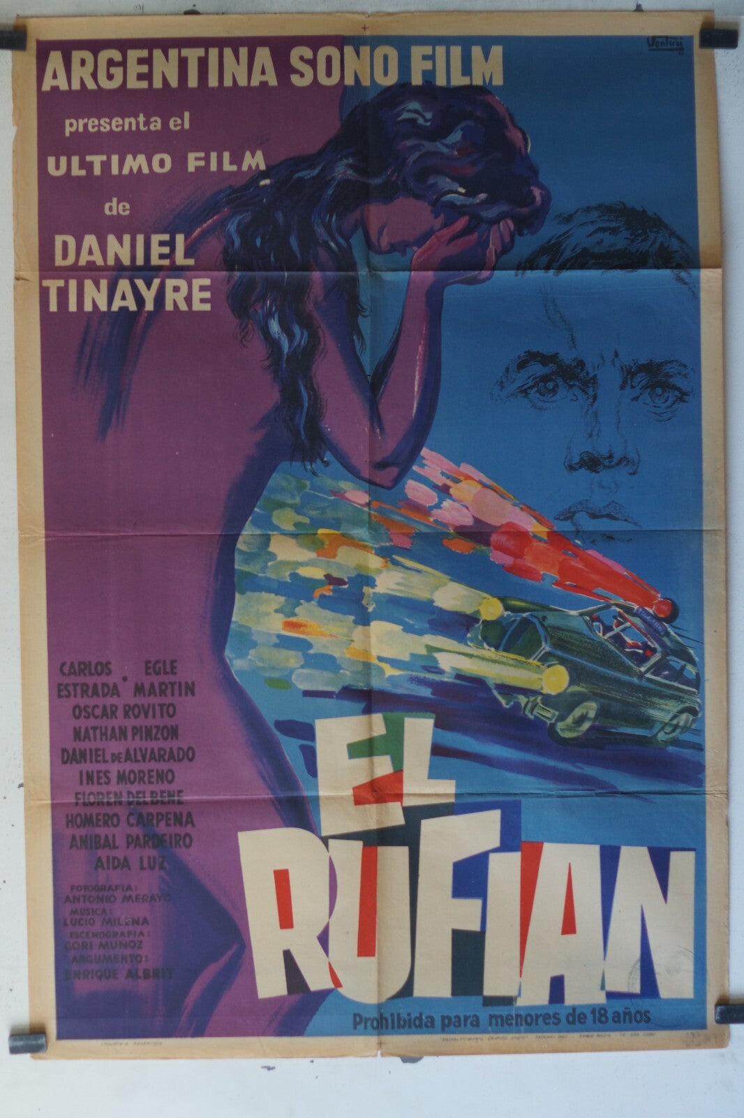 RUFIAN (EL) MOVIE POSTER 73x108 Egle Martin , Oscar Rovito