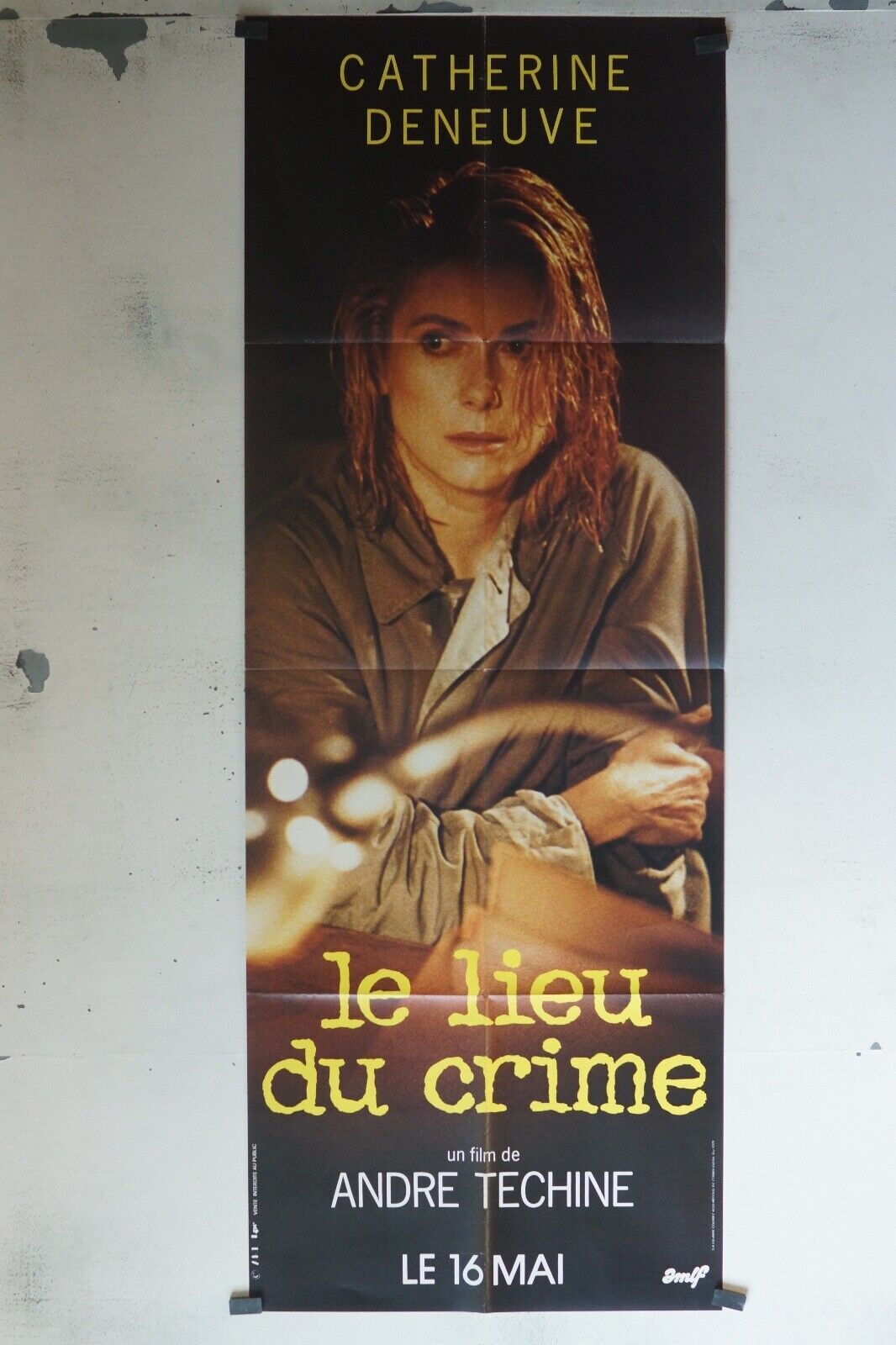 LE LIEU DU CRIME POSTER ORIGINAL (60x160) CATHERINE DENEUVE