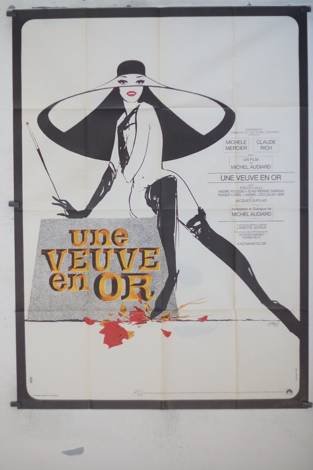 UNE VEUVE EN OR ORIGINAL 120x160