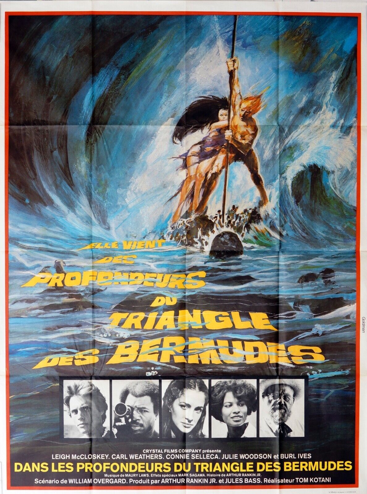 ELLE VIENT DES PROFONDEURS DU TRIANGLE DES BERMUDES MOVIE POSTER 120x160