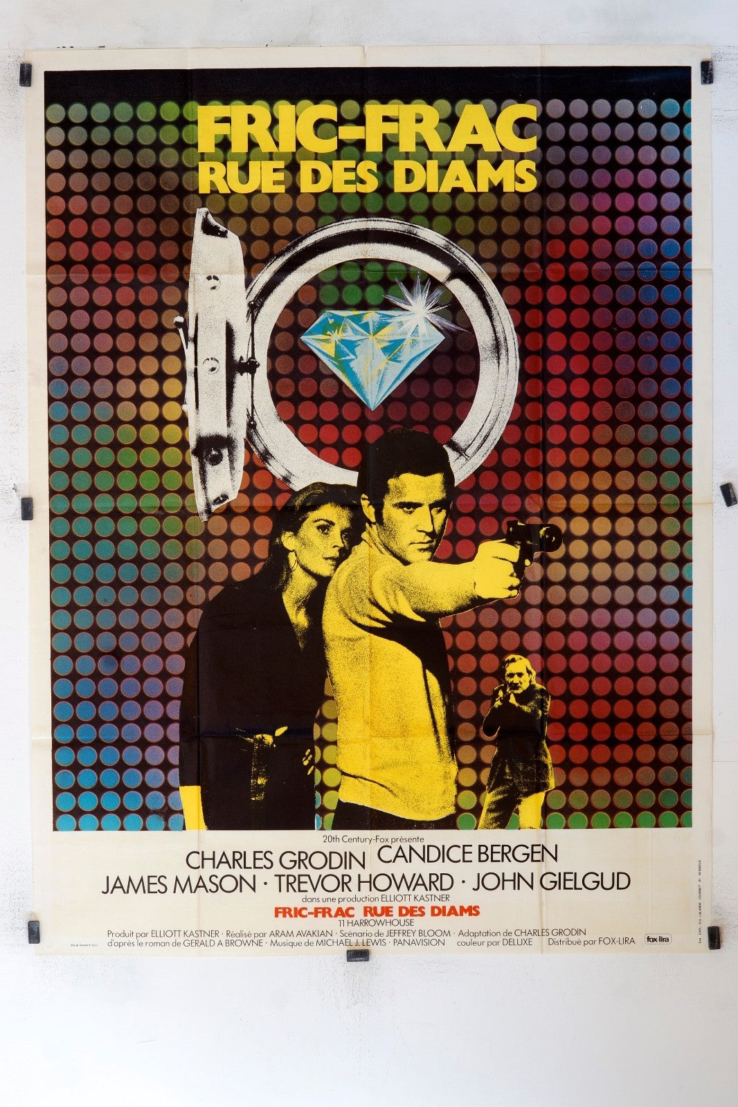 FRIC-FRAC RUE DES DIAMS CHARLES GRODIN 120X160 MOVIE POSTER ORIGINAL