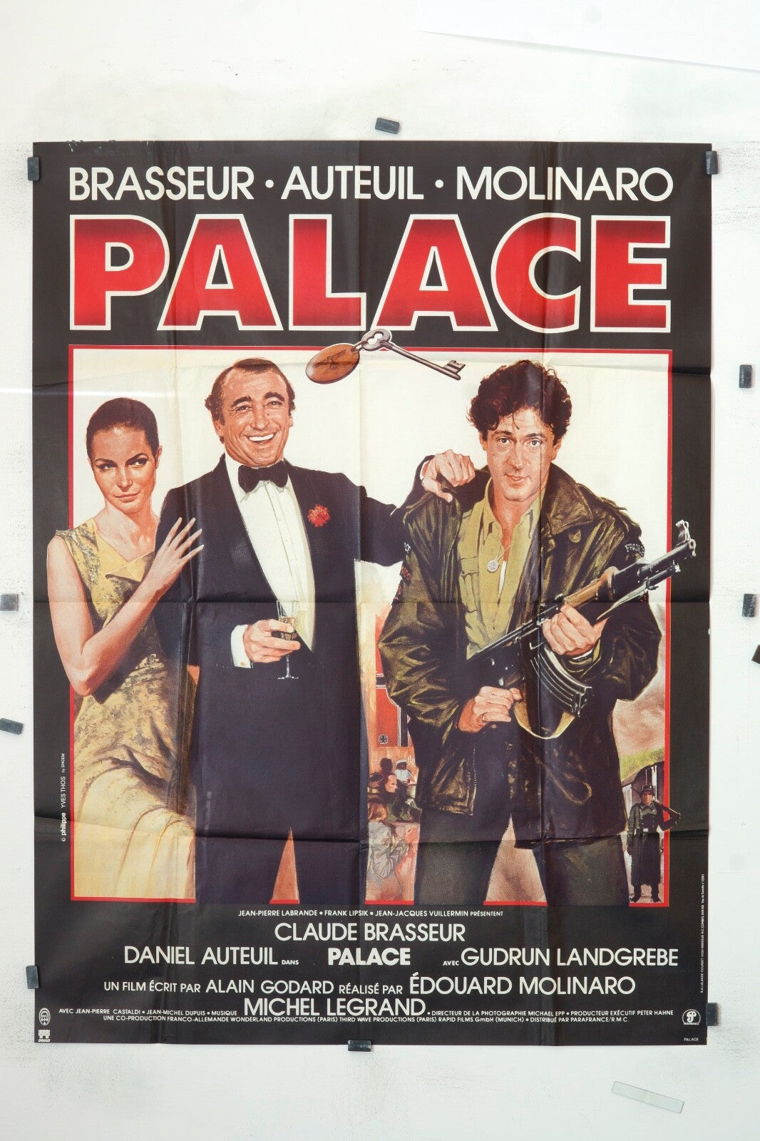 PALACE BRASSEUR, AUTEUIL ORIGINAL MOVIE POSTER 120x160