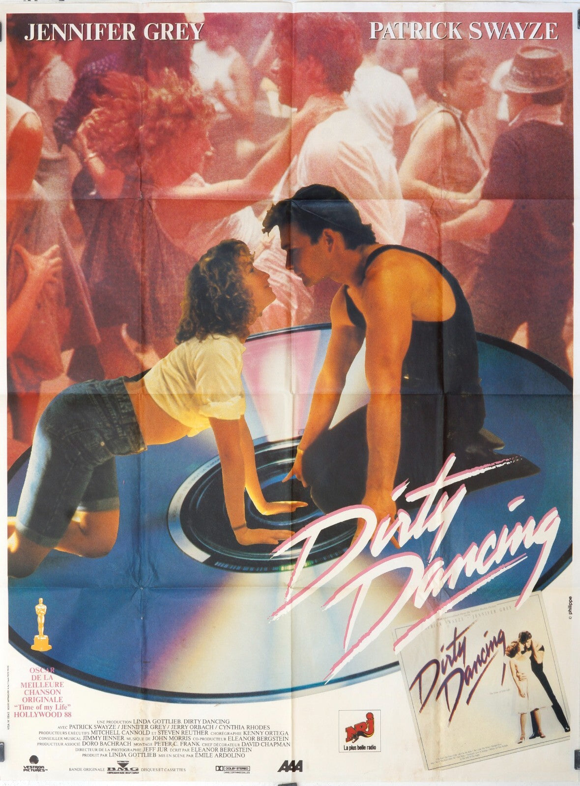 DIRTY DANCING movie poster original (120x160) JENNIFER GREY