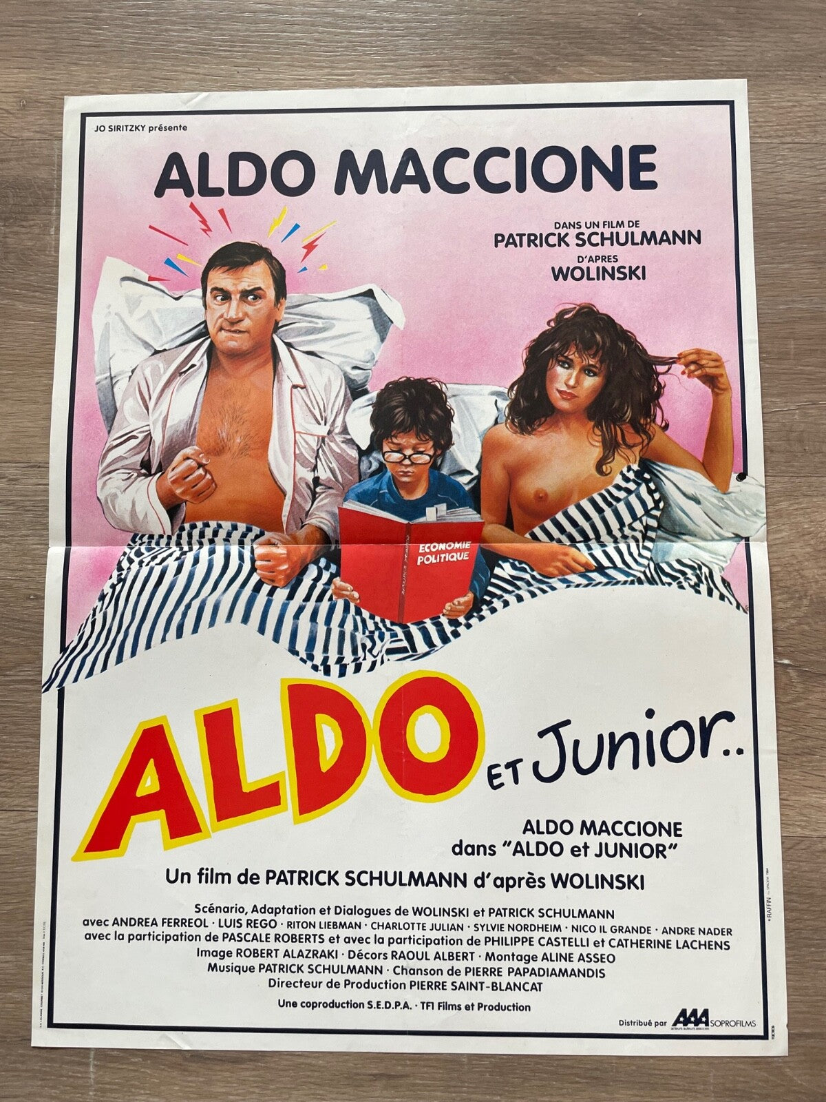 ALDO ET JUNIOR ORIGINAL MOVIE POSTER 40X60 ALDO MACCIONE