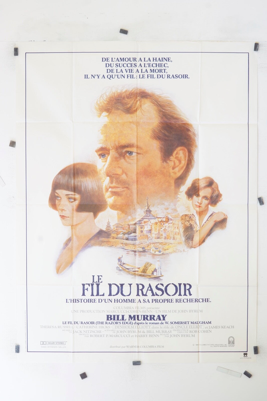 LE FIL DU RASOIR BILL MURAY ORIGINAL MOVIE POSTER 120x160