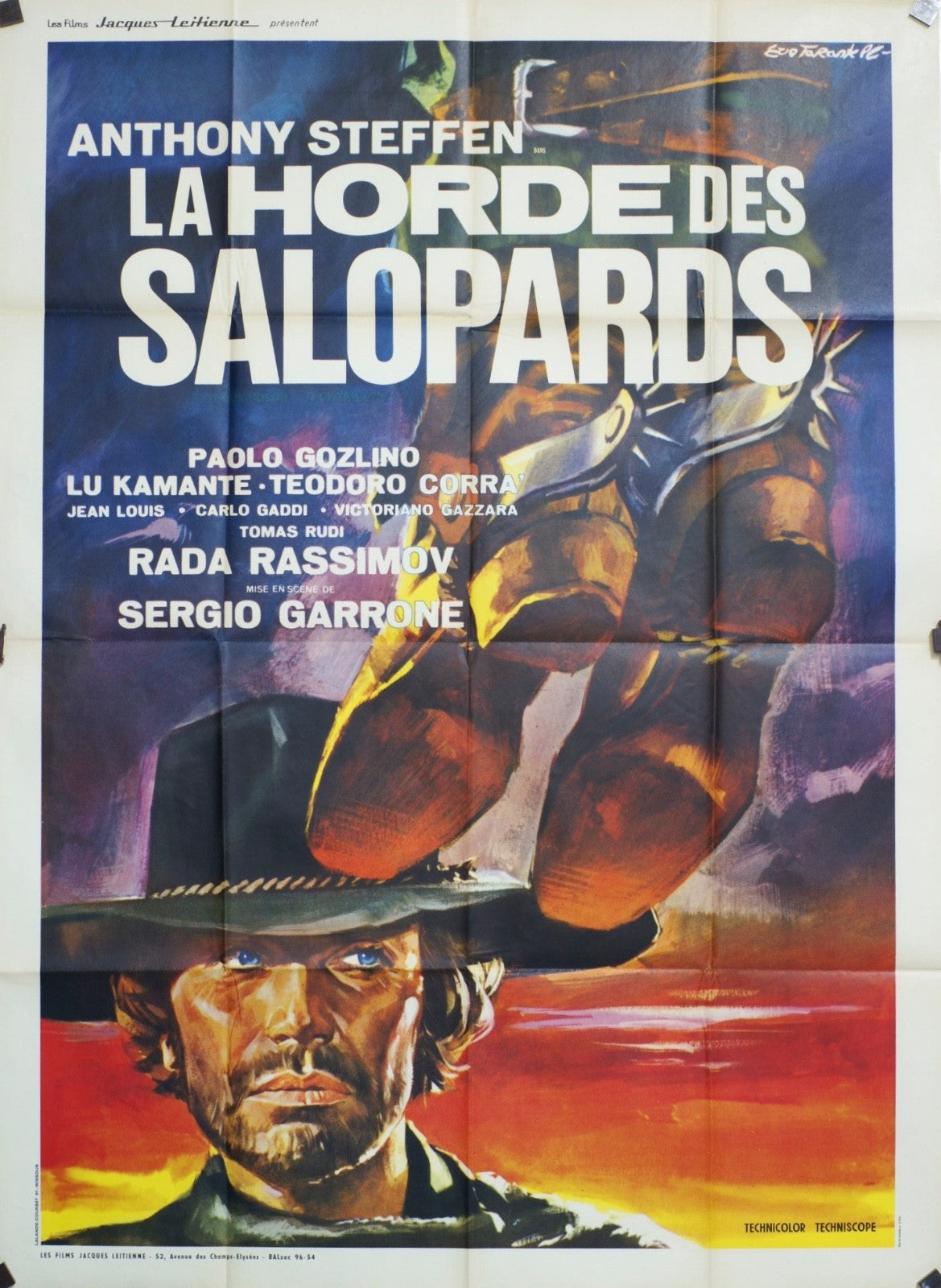 LA HORDE DES SALOPARDS ANTHONY STEFFEN MOVIE POSTER ORIGINAL 120x160