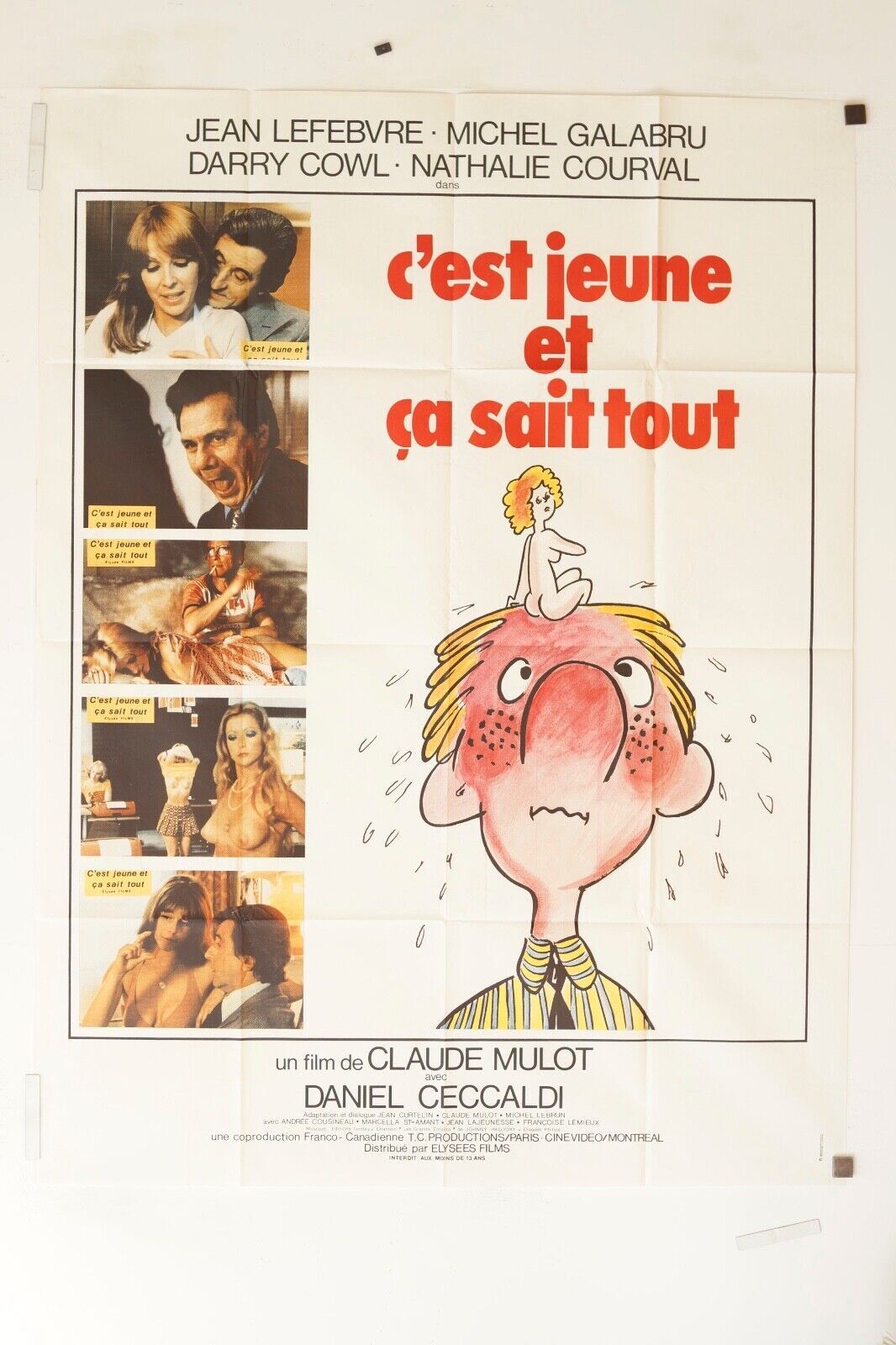 C’EST JEUNE ET CA SAIT TOUT ORIGINAL 120x160 JEAN LEFEBVRE