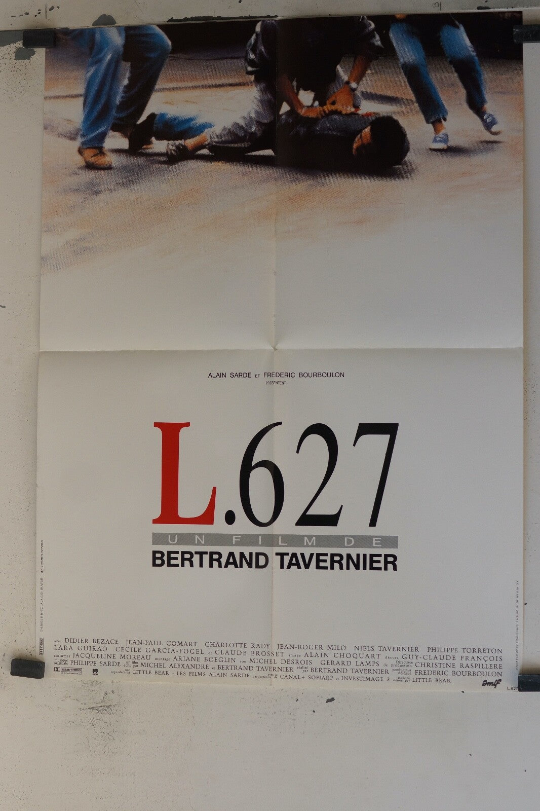 L.627 ORIGINAL MOVIE POSTER 60x80 Didier Bezace , Jean-Paul Comart