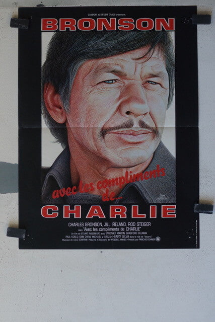 AVEC LES COMPLIMENTS DE CHARLIE (Love and bulletts) 50x42, Bronson, Ireland