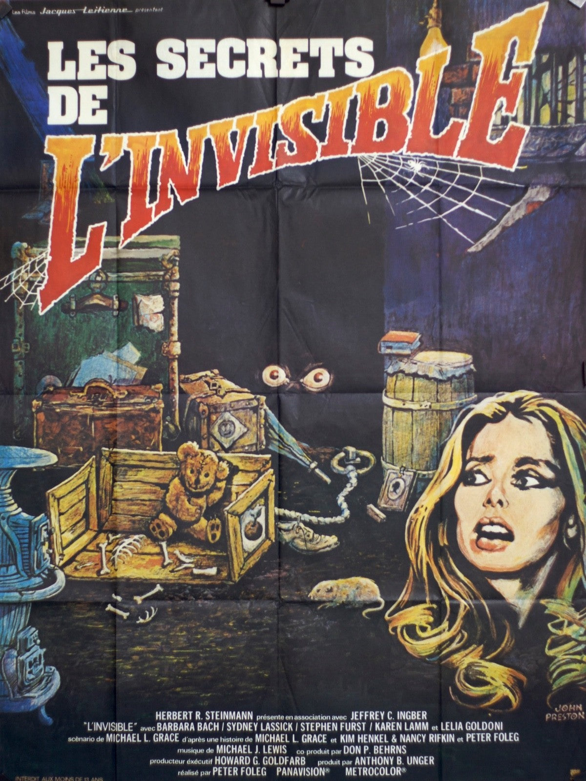 LES SECRETS DE L’INVISIBLE BARBARA BACH MOVIE POSTER ORIGINAL 120x160