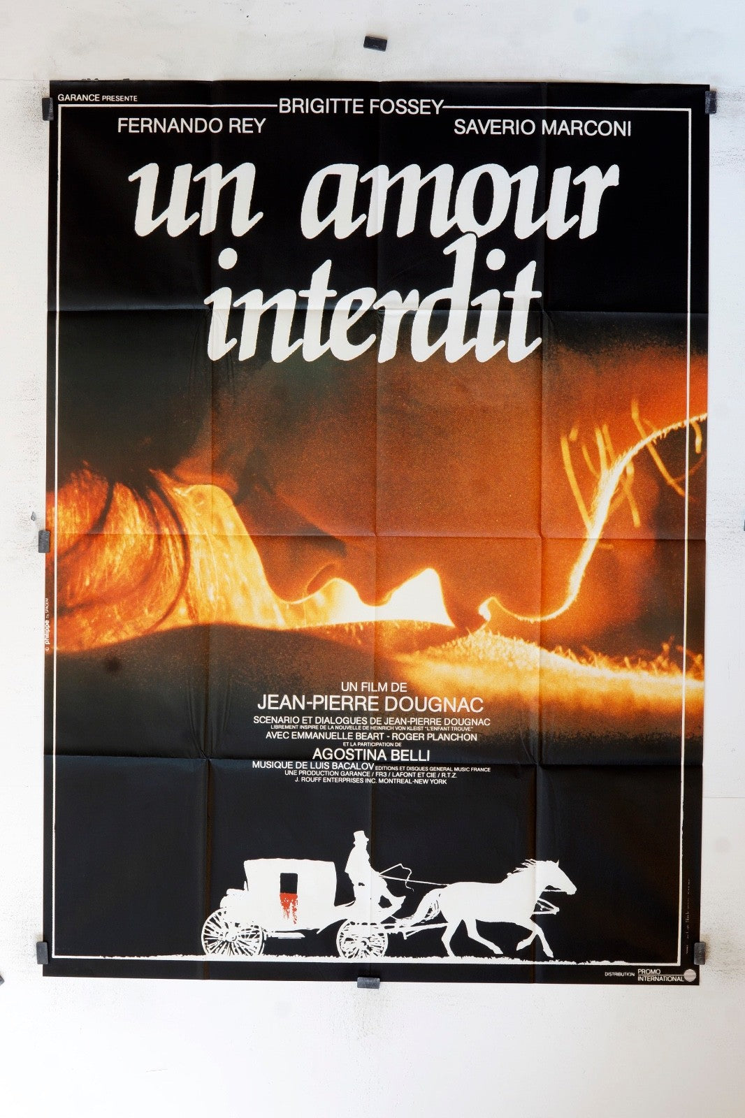 UN AMOUR INTERDIT FERNANDO REY MOVIE POSTER ORIGINAL 120X160