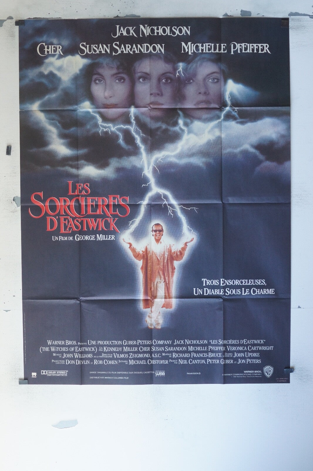 LES SORCIÈRES D’EASTWICK MOVIE POSTER ORIGINAL 120x160 JACK NICHOLSON