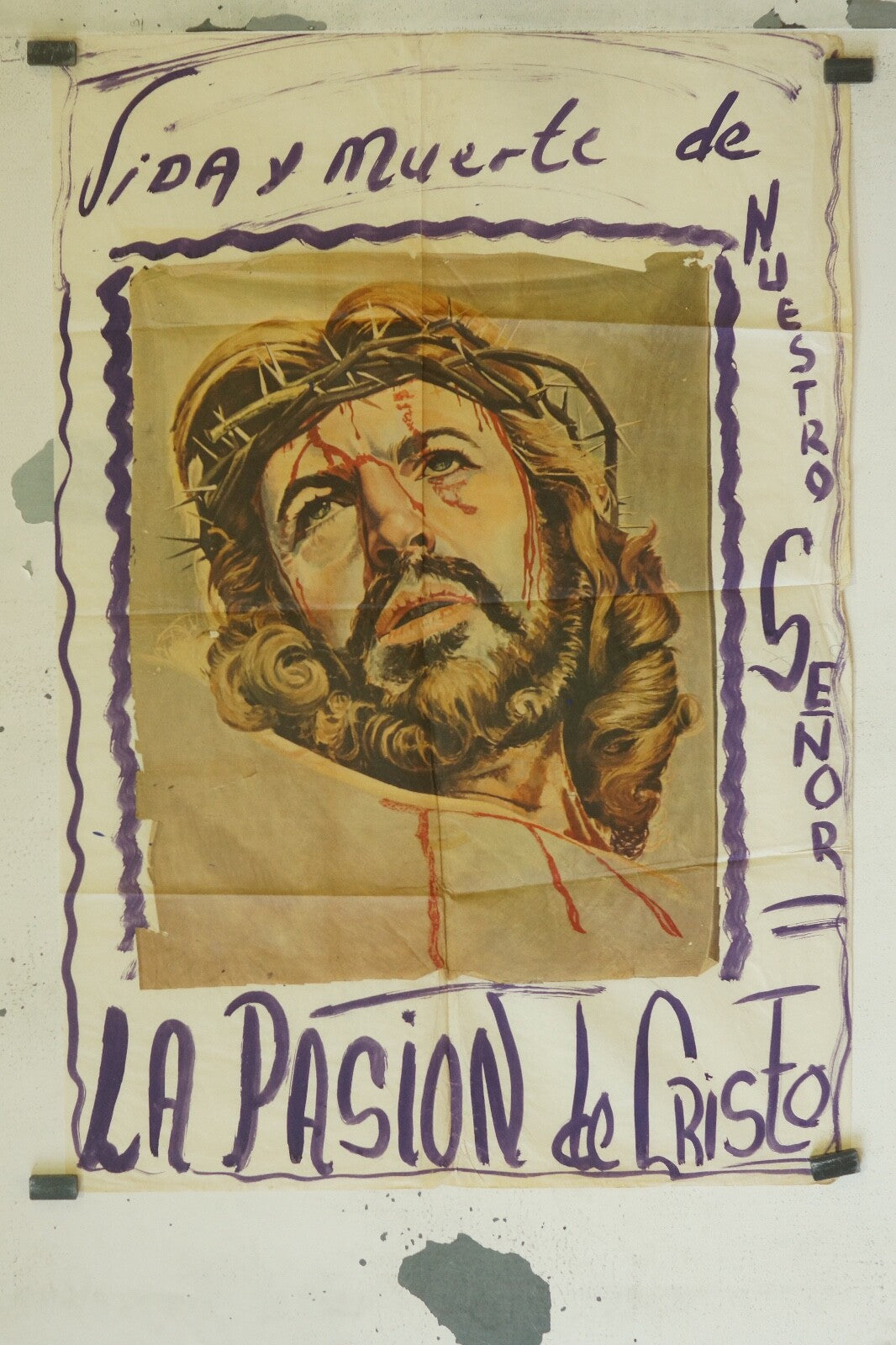 LA PASSION DE CRISTO, AFFICHE PUBLICITAIRE POSTER ORIGINAL (60X80)