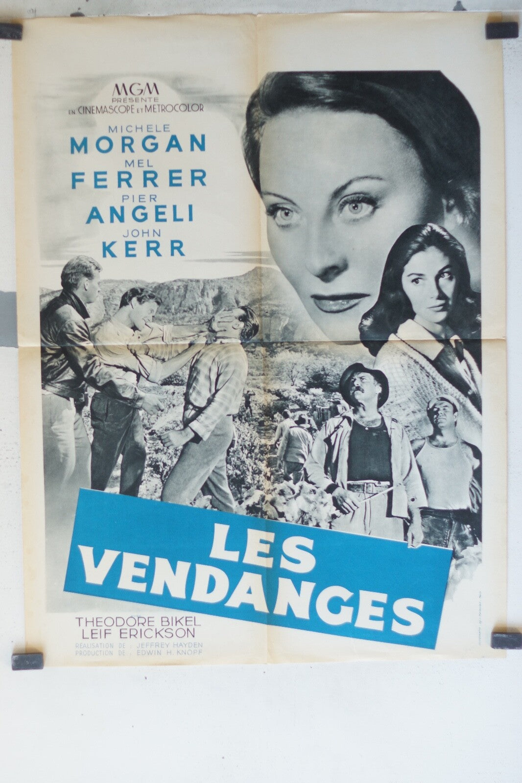 VENDANGES (LES) POSTER ORIGINAL 60x80 Pier Angeli , Mel Ferrer