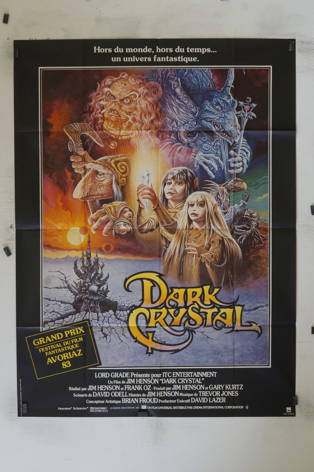 DARK CRYSTAL JIM HENSON MOVIE POSTER ORIGINAL 120x160