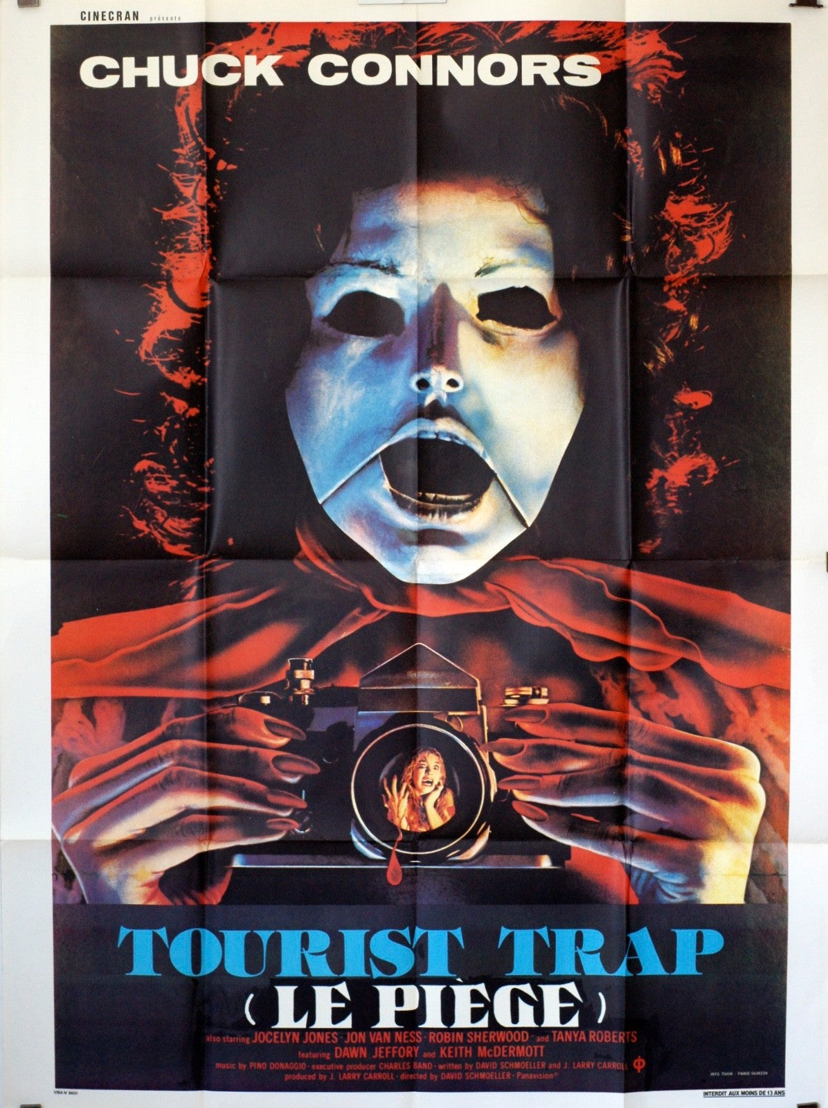 TOURIST TRAP (LE PIÈGE) CHUCK CONNORS MOVIE POSTER ORIGINAL 120x160